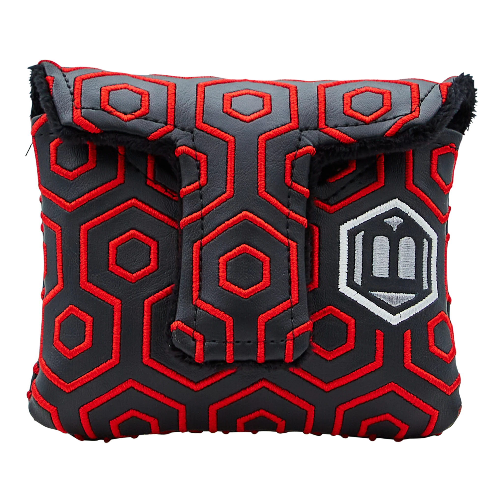 Geometric Red Mallet Headcover - Image 2