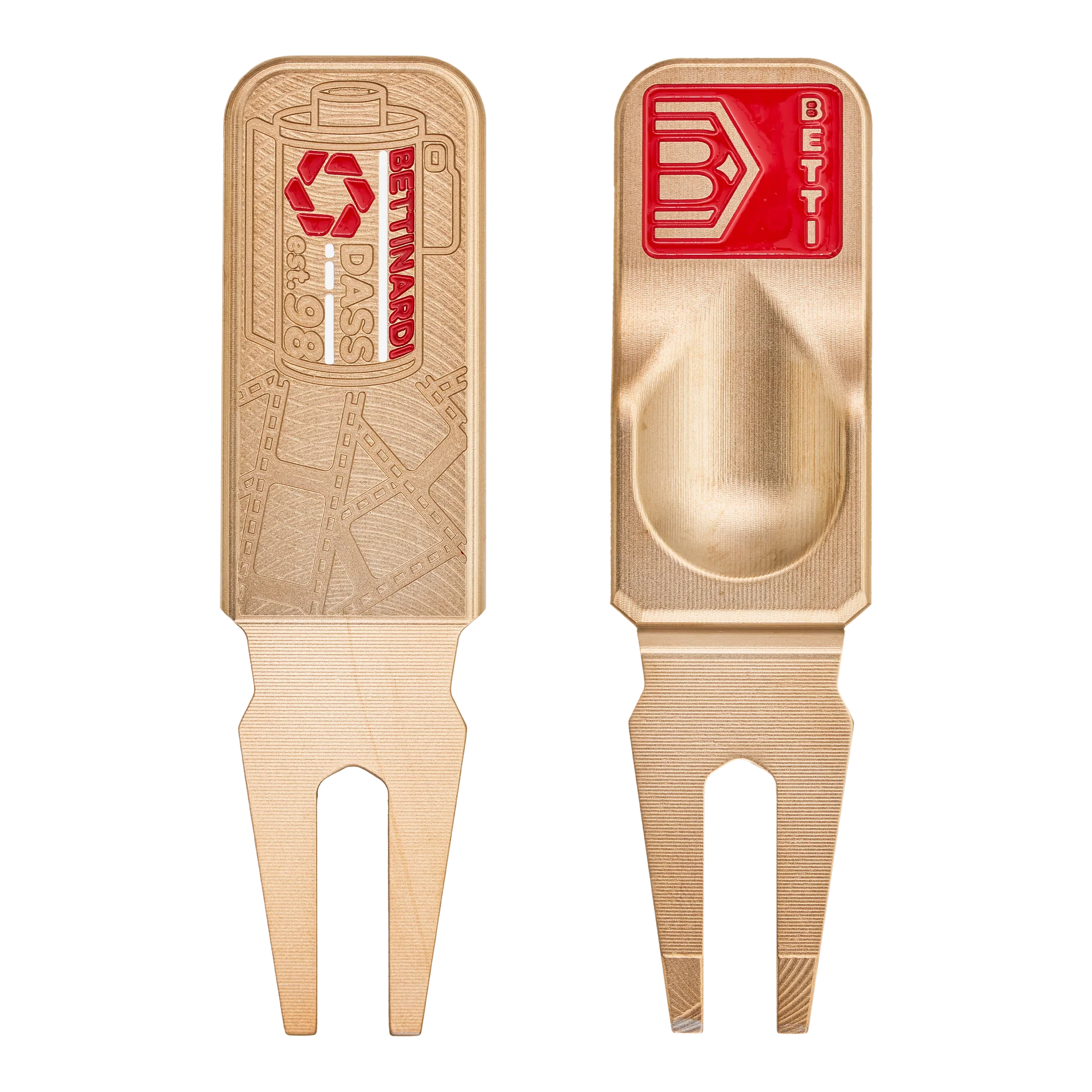 Gold Flame DASS Photogenic Divot Tool