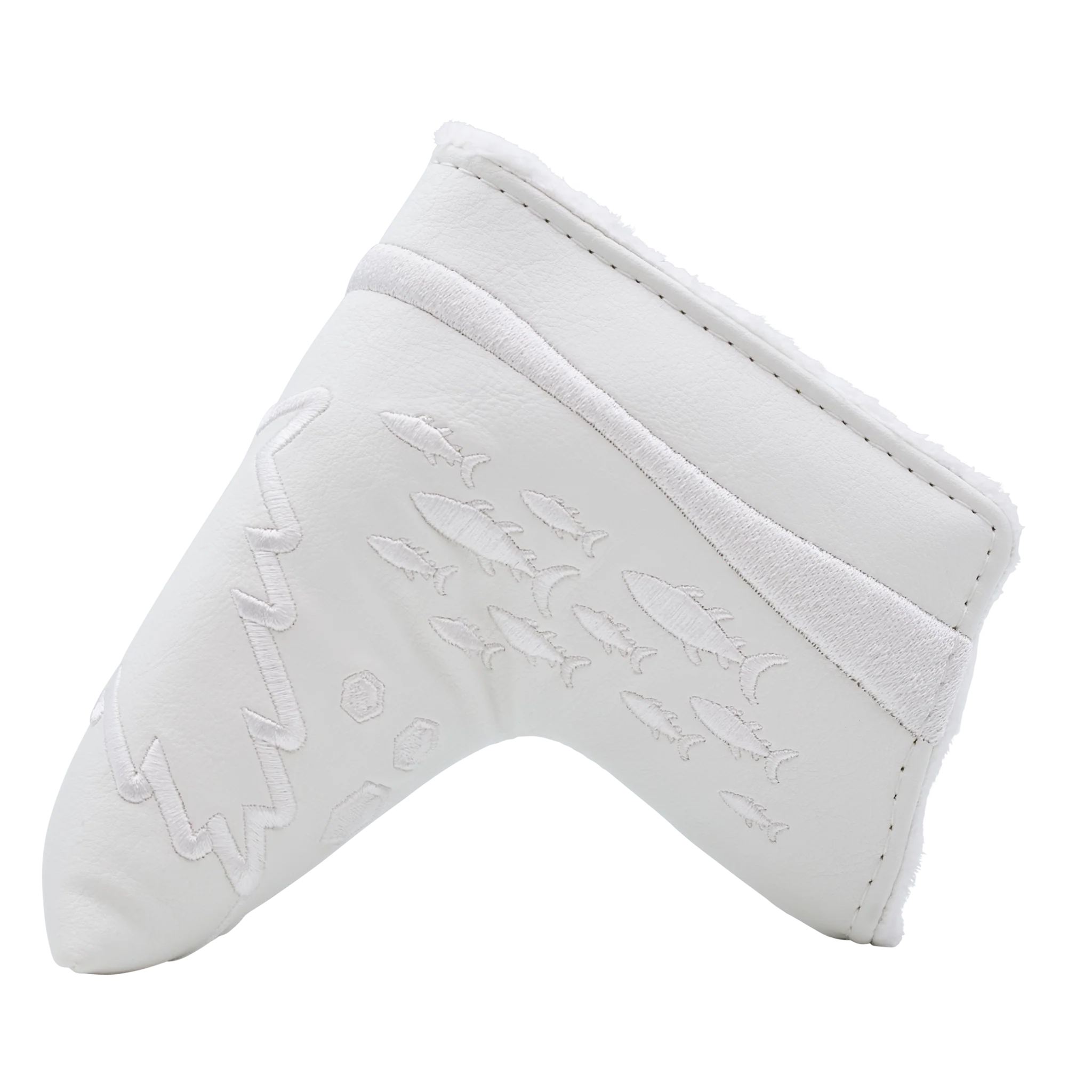 Gone Fishin’ 2024 White Buffalo Wizard Spinner Blade Putter Headcover - Image 2