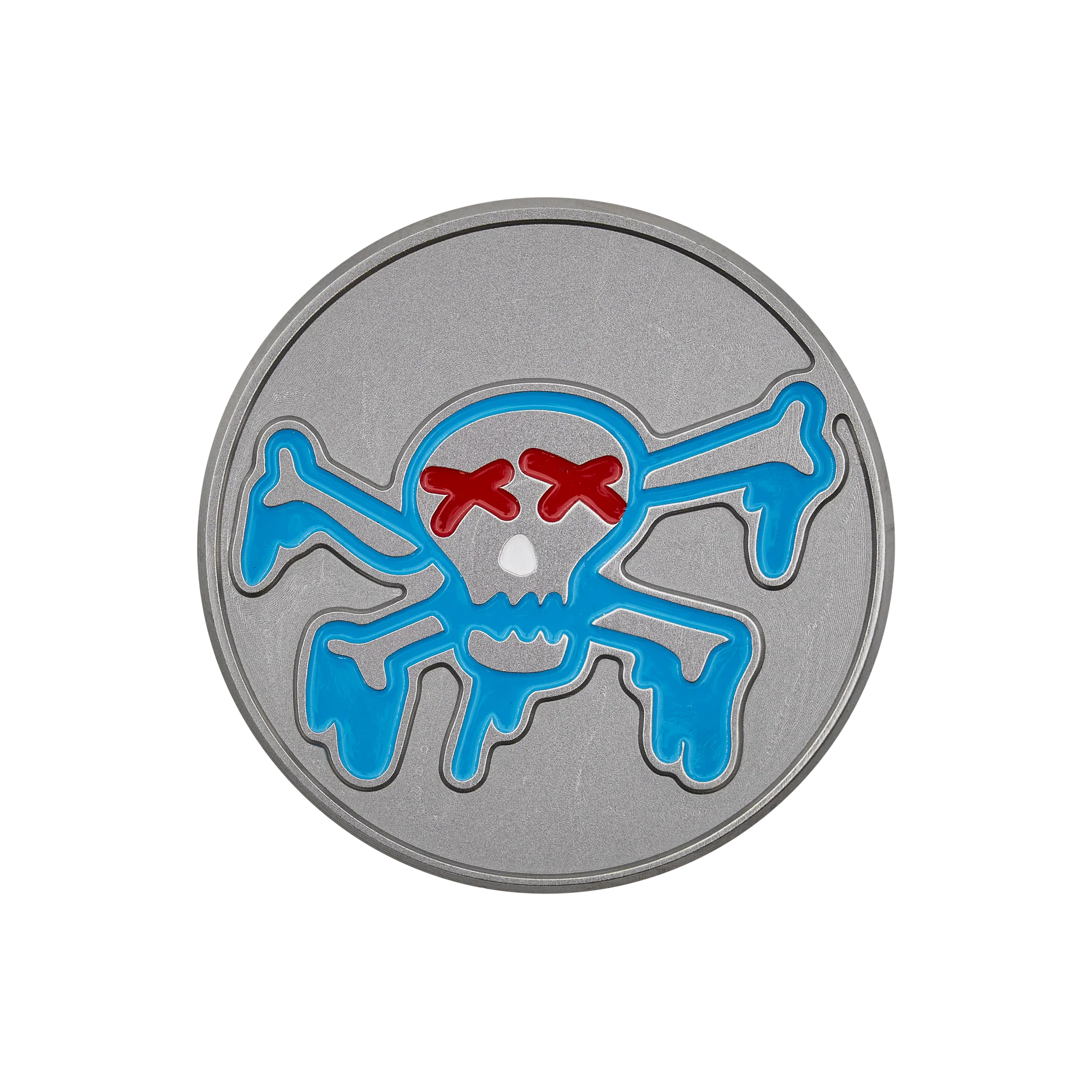 Graffiti Poison Skull & Bones Ball Marker - Image 2