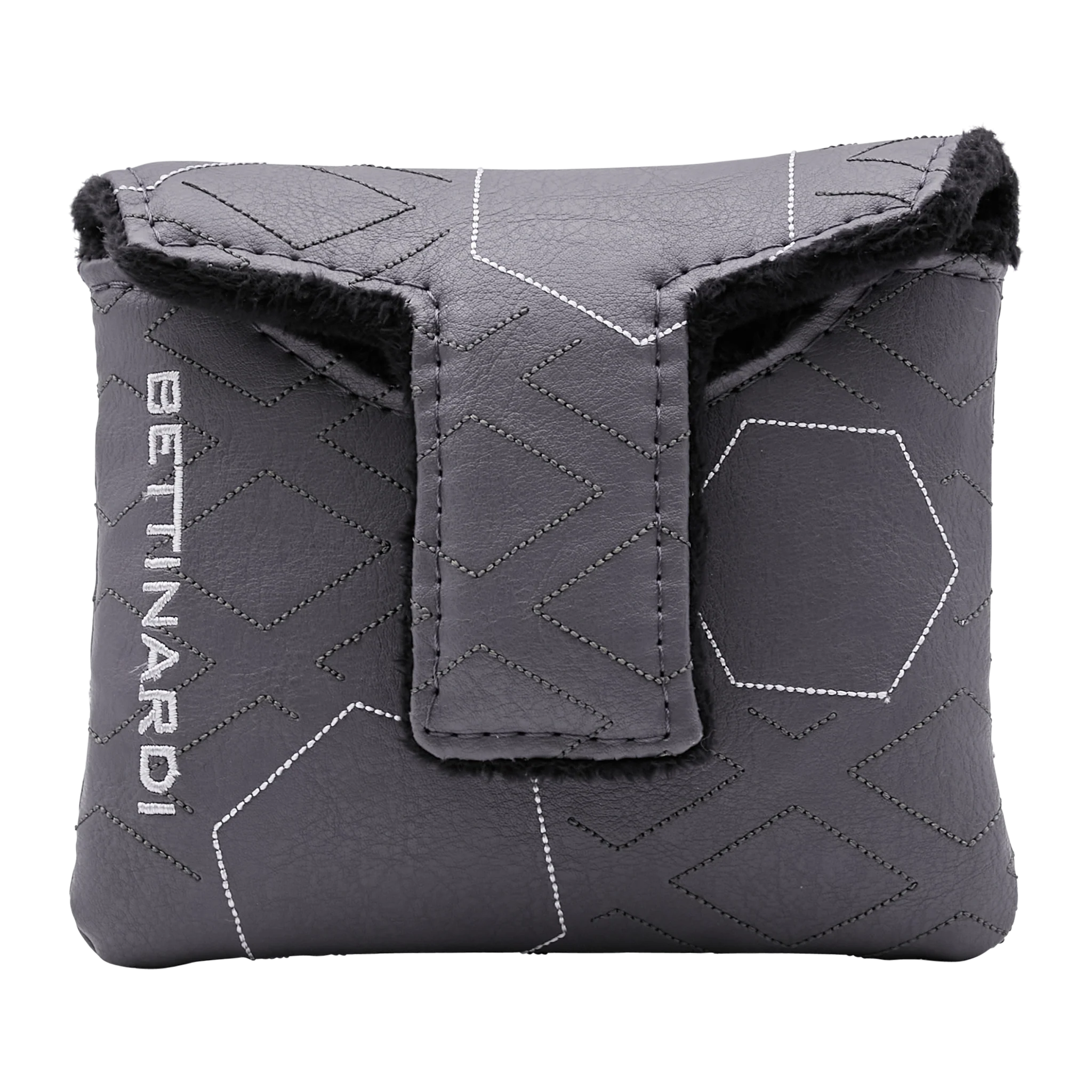 Graphite & Steel Diamond Face Hex B Mallet Putter Headcover - Image 2