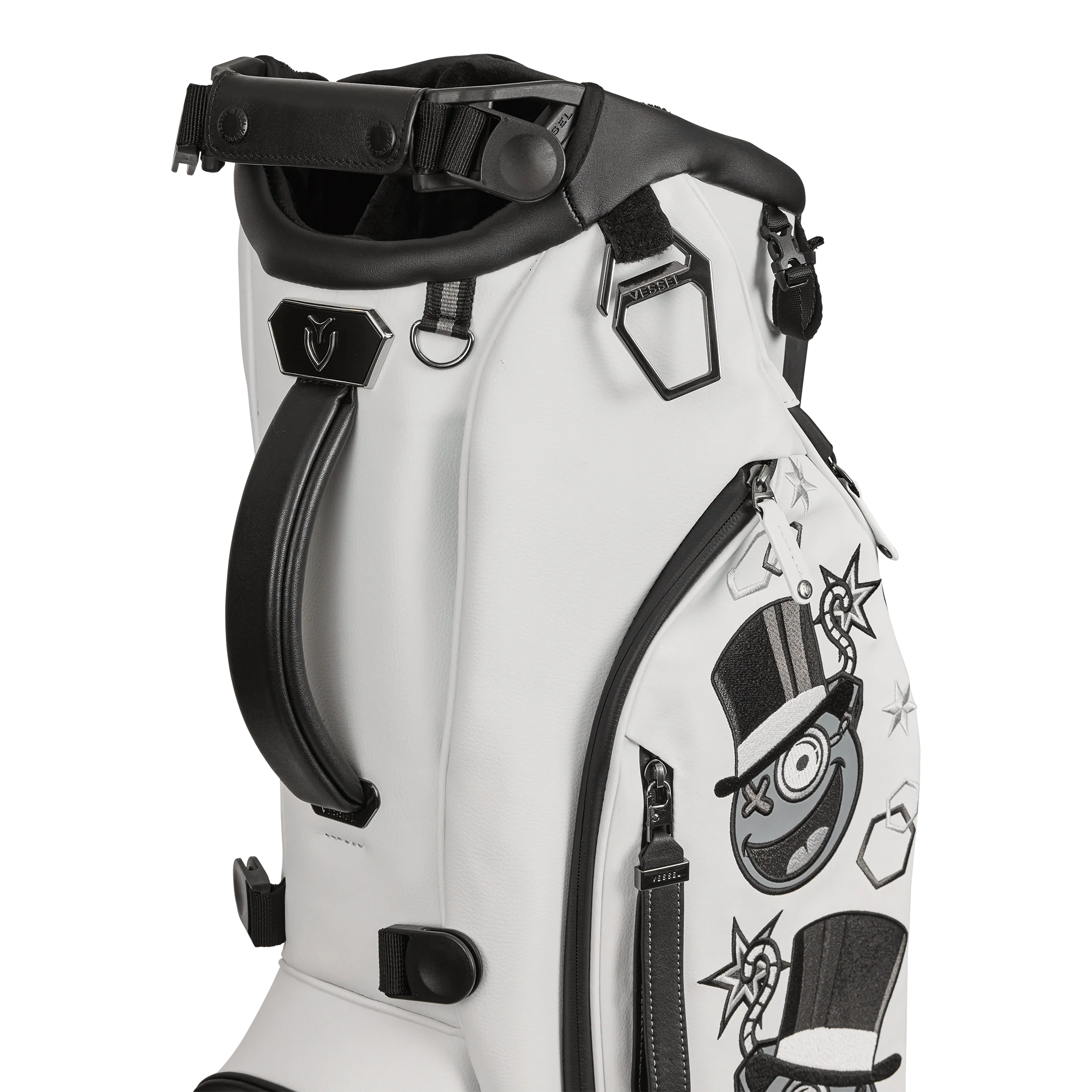 Grayscale Gangster Bomb Vessel Player V 6-Way Bag (White) - Image 8