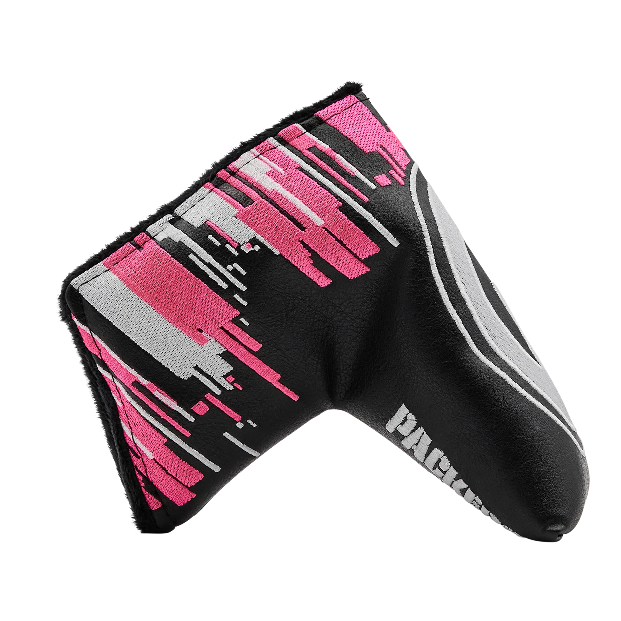 Green Bay Packers Pink Digital Stripes Blade Putter Headcover - Image 4