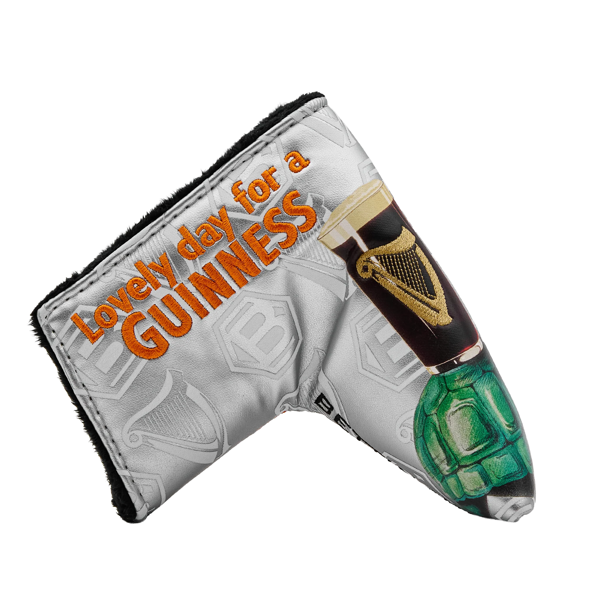 Guinness x Bettinardi Lovely Day for a Guinness Tortoise FAI Blade Putter Headcover - Image 3