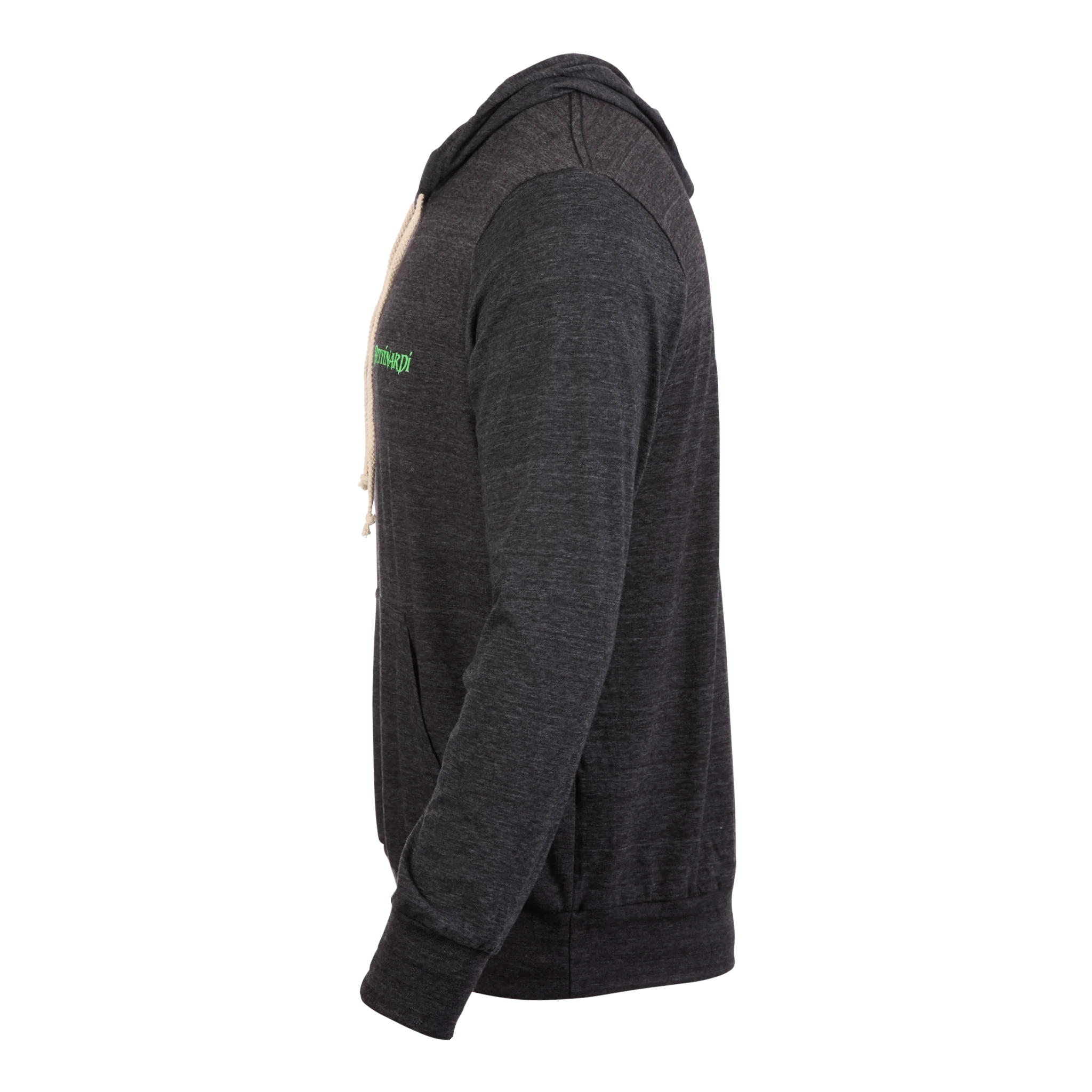 Halloween Heathered Black Hex B Hoodie - Image 3