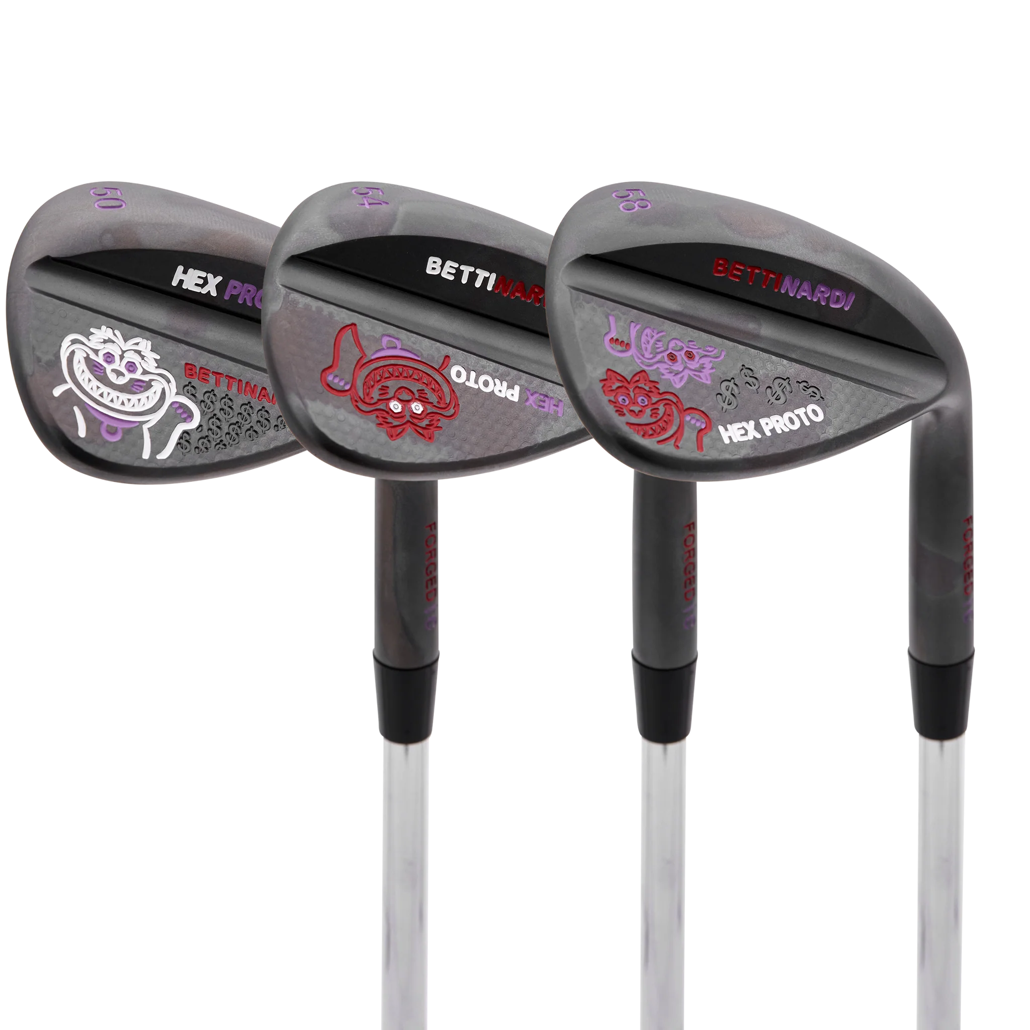 Hexperimental Proto HLX 6.0 Lucky Cat Acid Splash Wedge Set (50°, 54°, 58°)