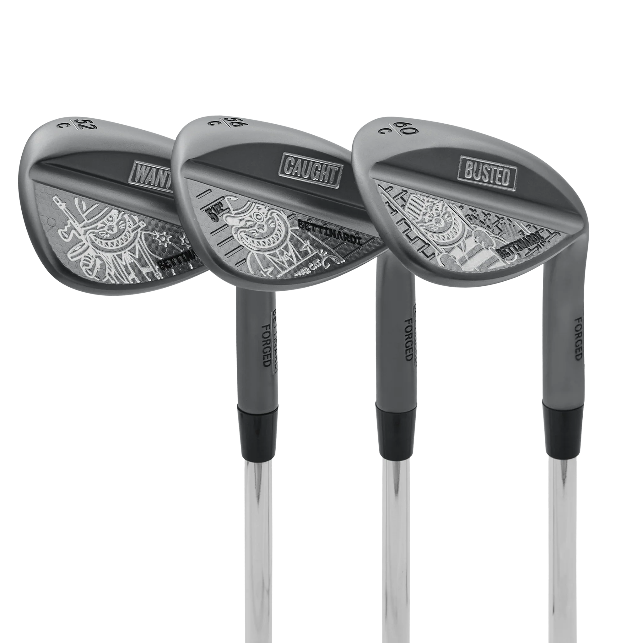 Jail Cat Black Ox HLX 6.0 Wedge Set (52°, 56°, 60°)