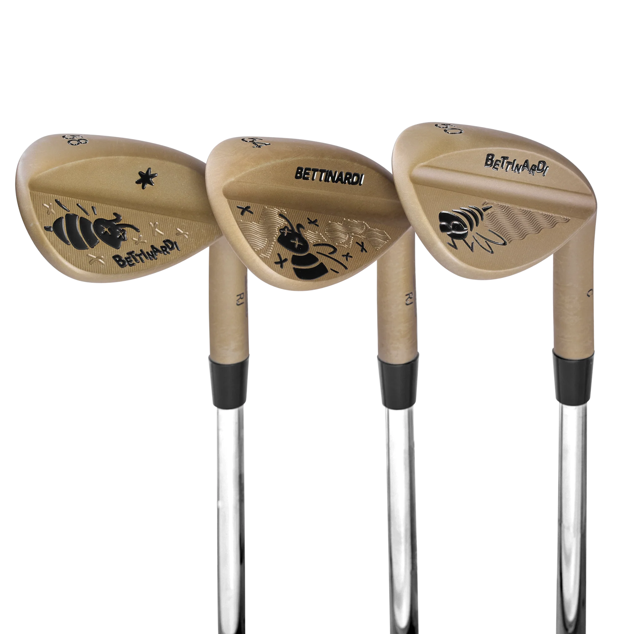 Japanese Bronze BeeCool Zombee Wedge Set (50°, 54°, 58°)