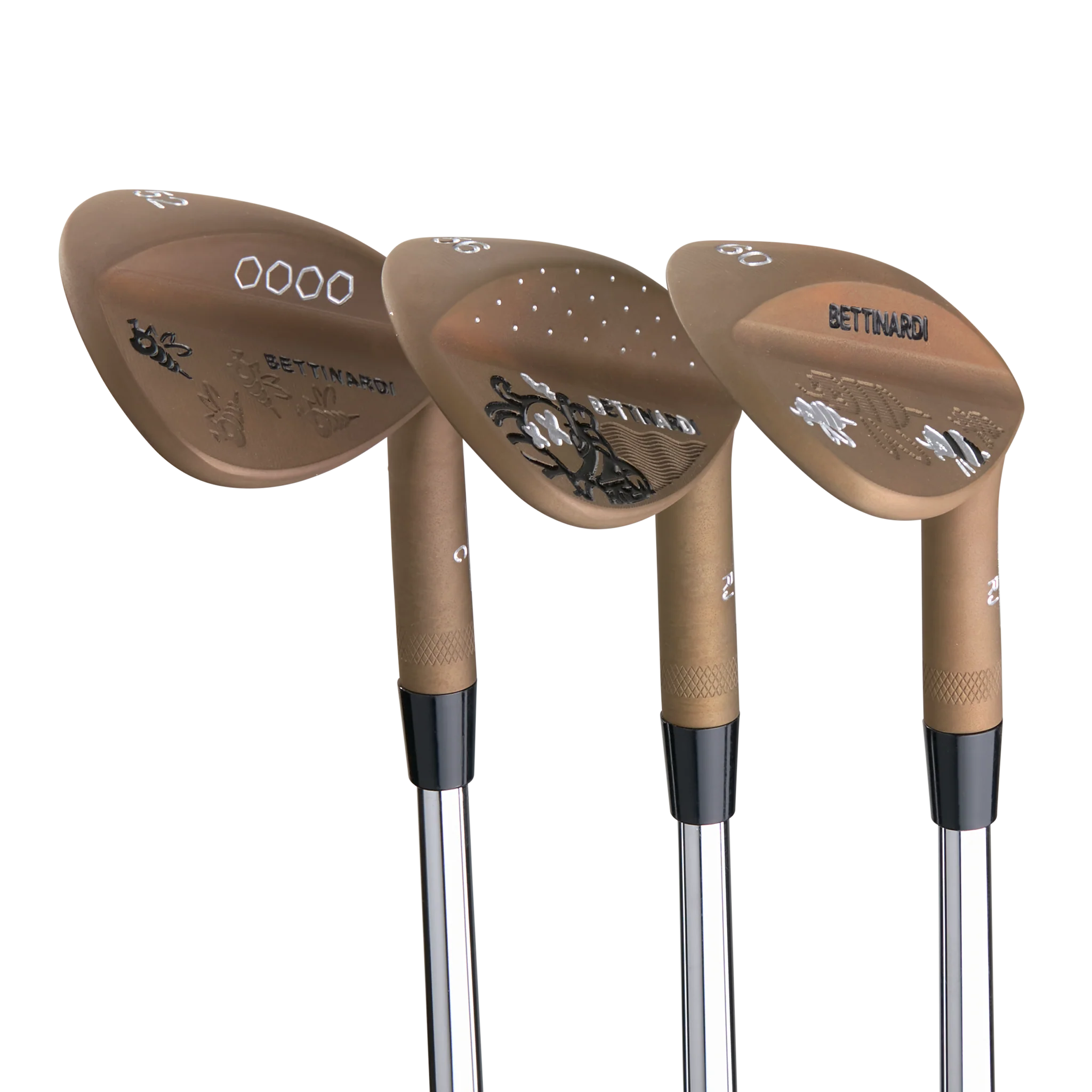 Japanese Bronze Lucky Zombee Wedge Set (52°, 56°, 60°)