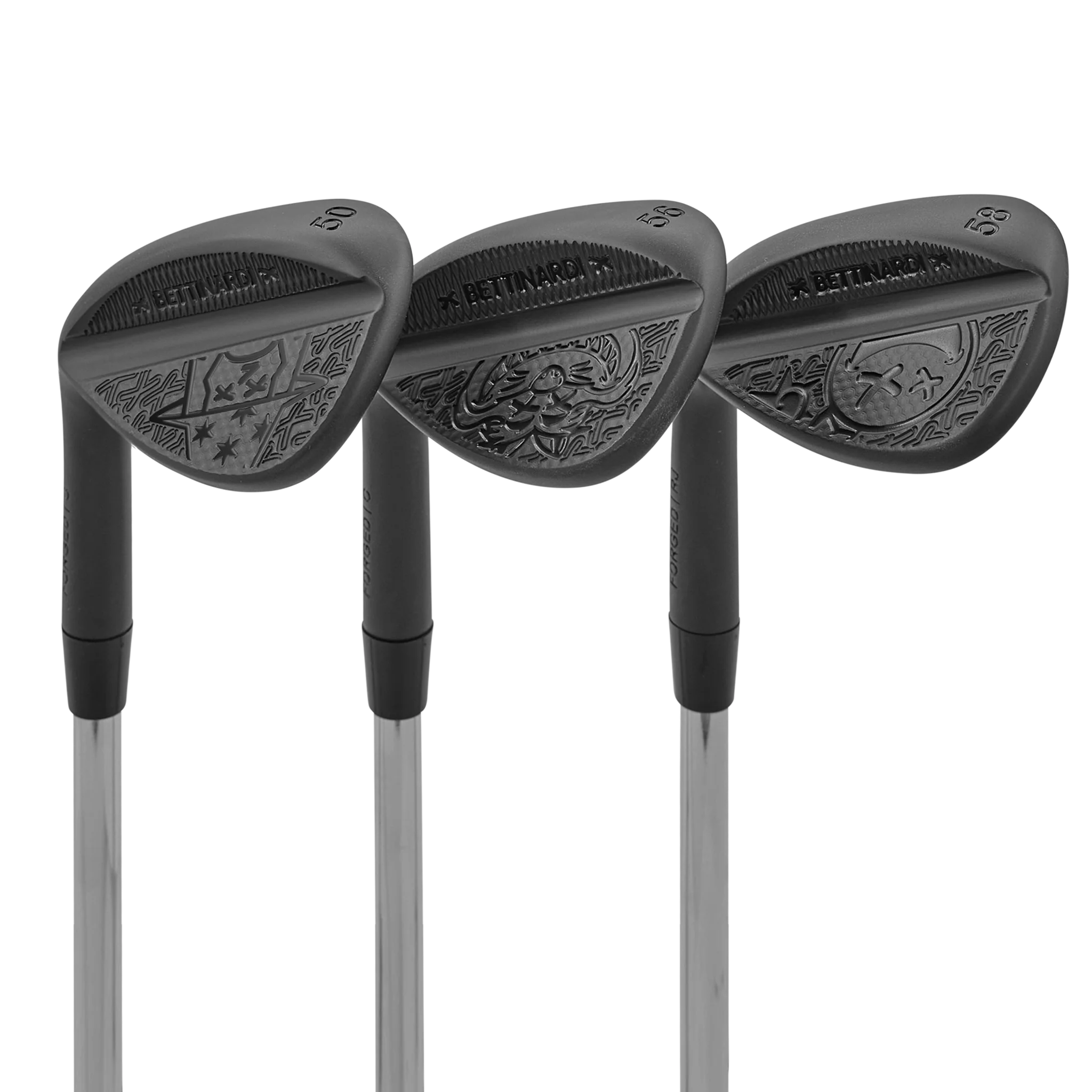Left Handed Poison Multi Icon Black Ox HLX 6.0 Wedge Set (50°, 56°, 58°)