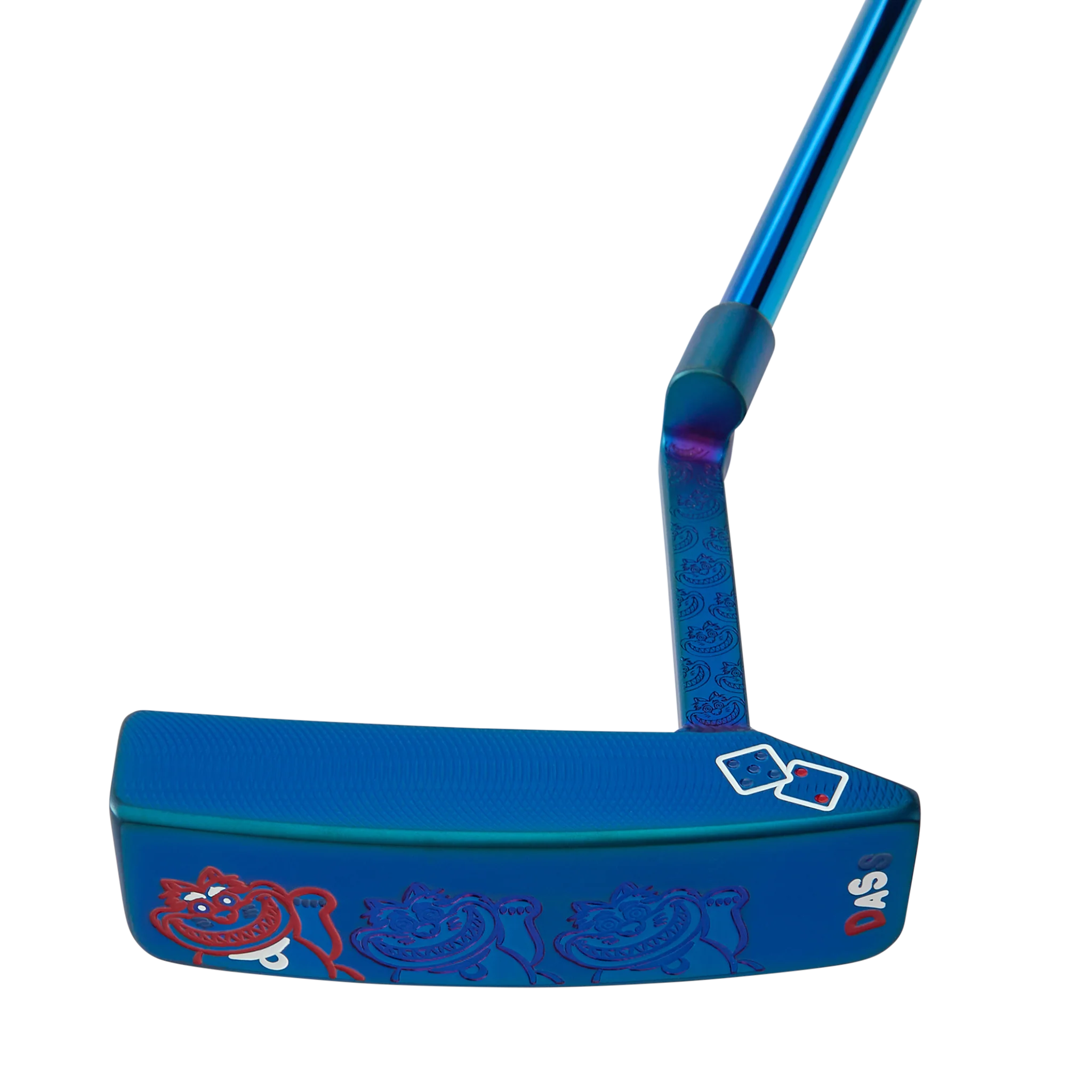 Lucky Cat UV Blue PVD DASS 3 Step Jam 1-of-1 Putter