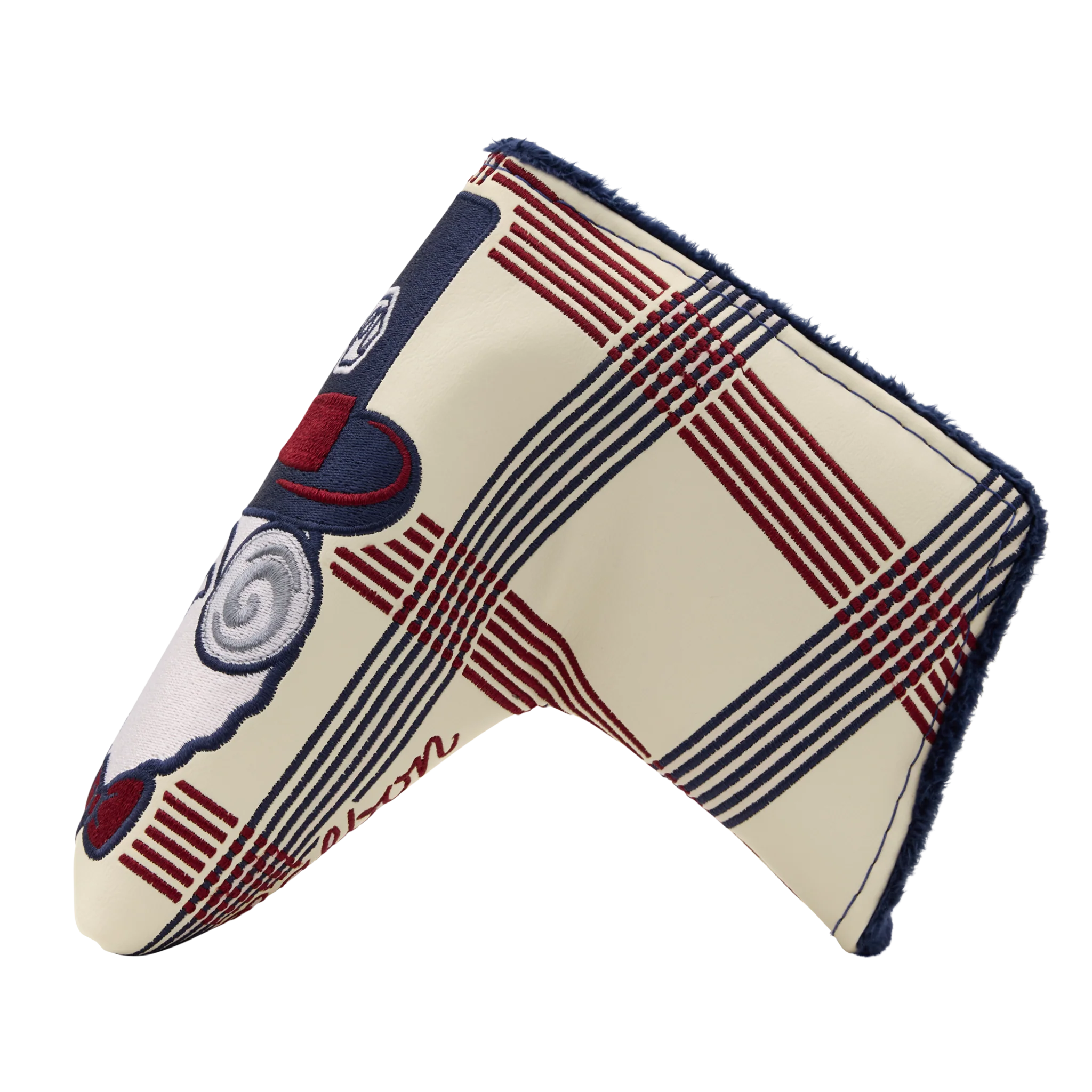 Malbon x Bettinardi Gangster Buckets Crème Plaid Blade Putter Headcover - Image 2