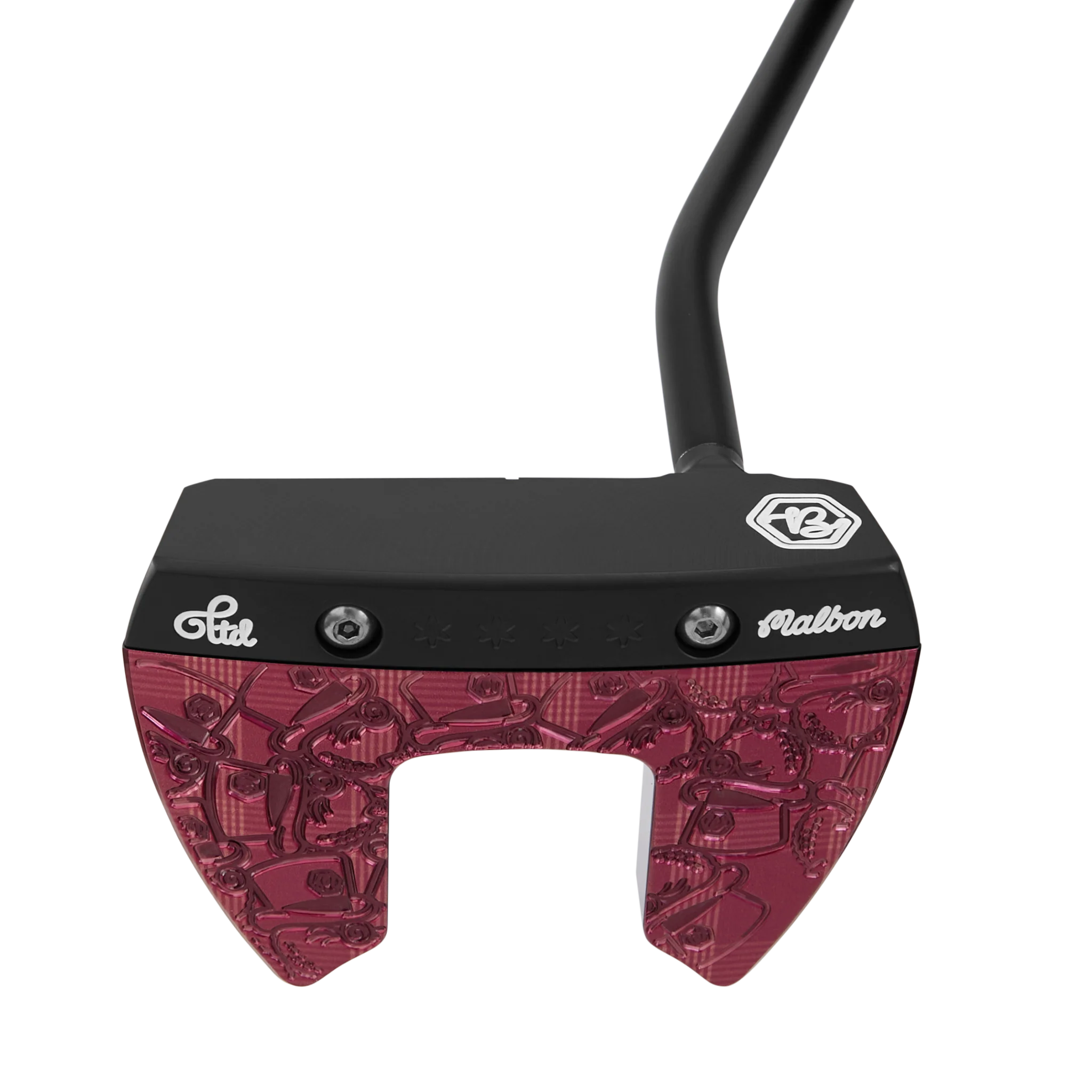 Malbon x Bettinardi Gangster Buckets INOVAI 6.0 Maroon Plaid Putter