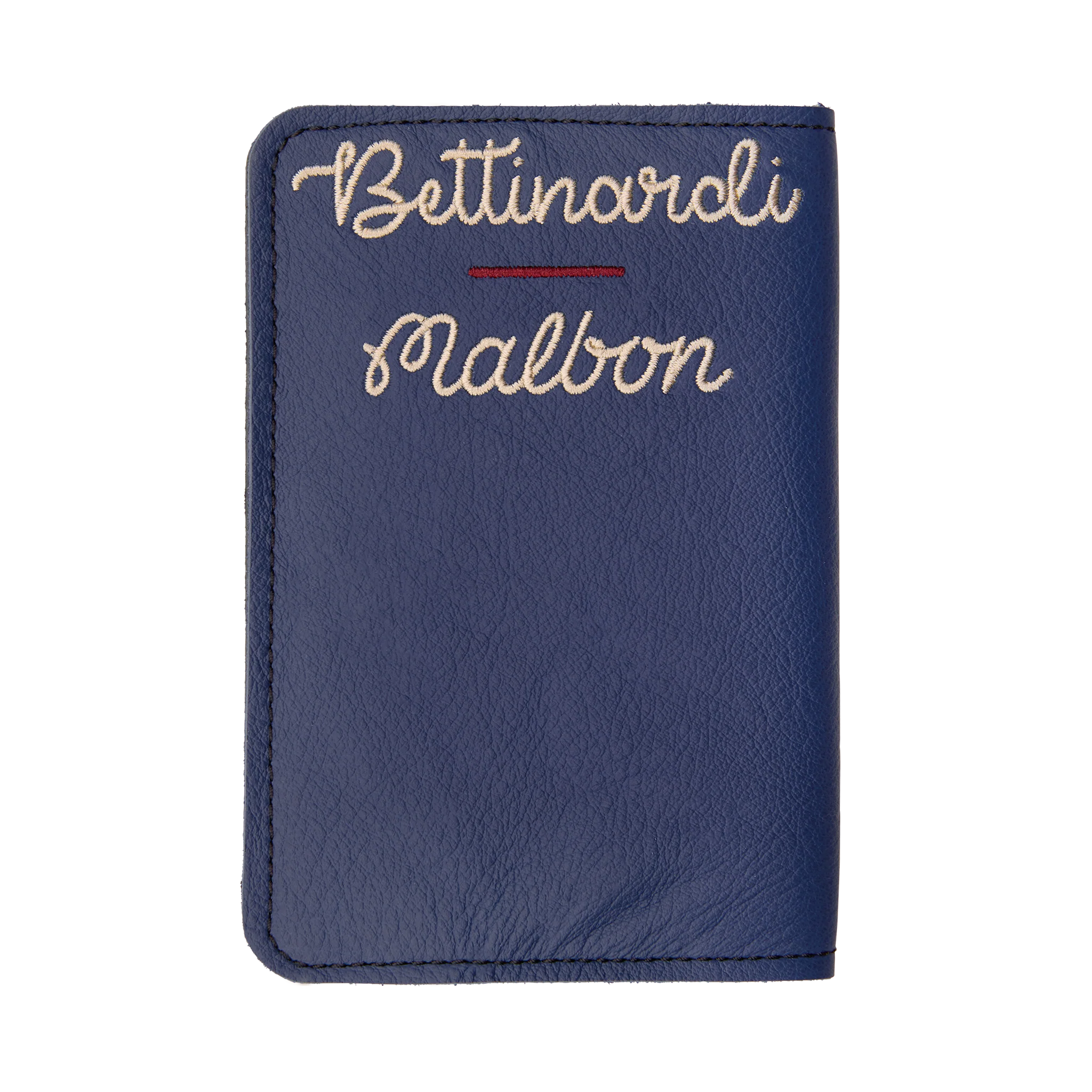 Malbon x Bettinardi Gangster Buckets Navy Scorecard Holder - Image 2