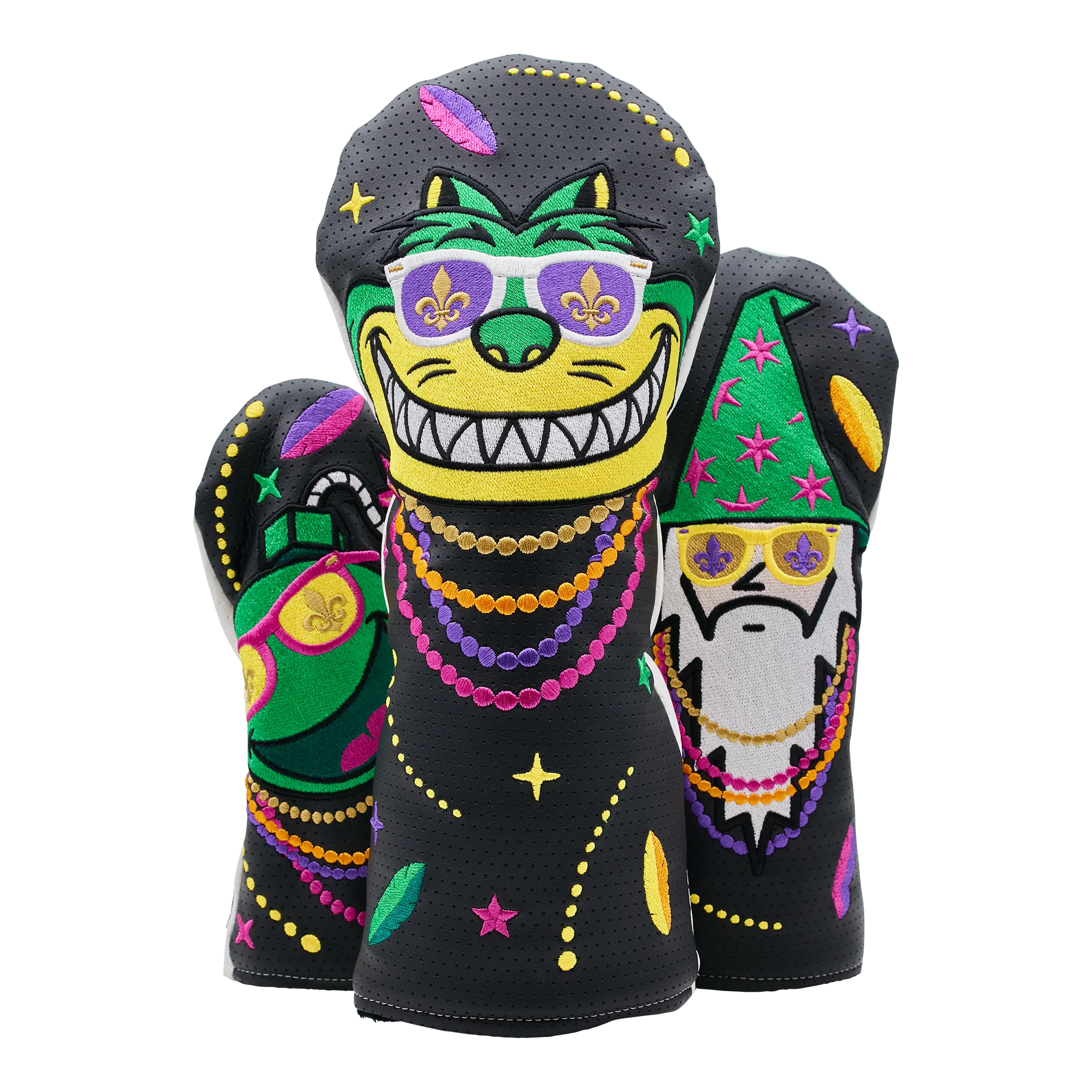 Mardi Gras 2024 Multi-Icon Wood Set