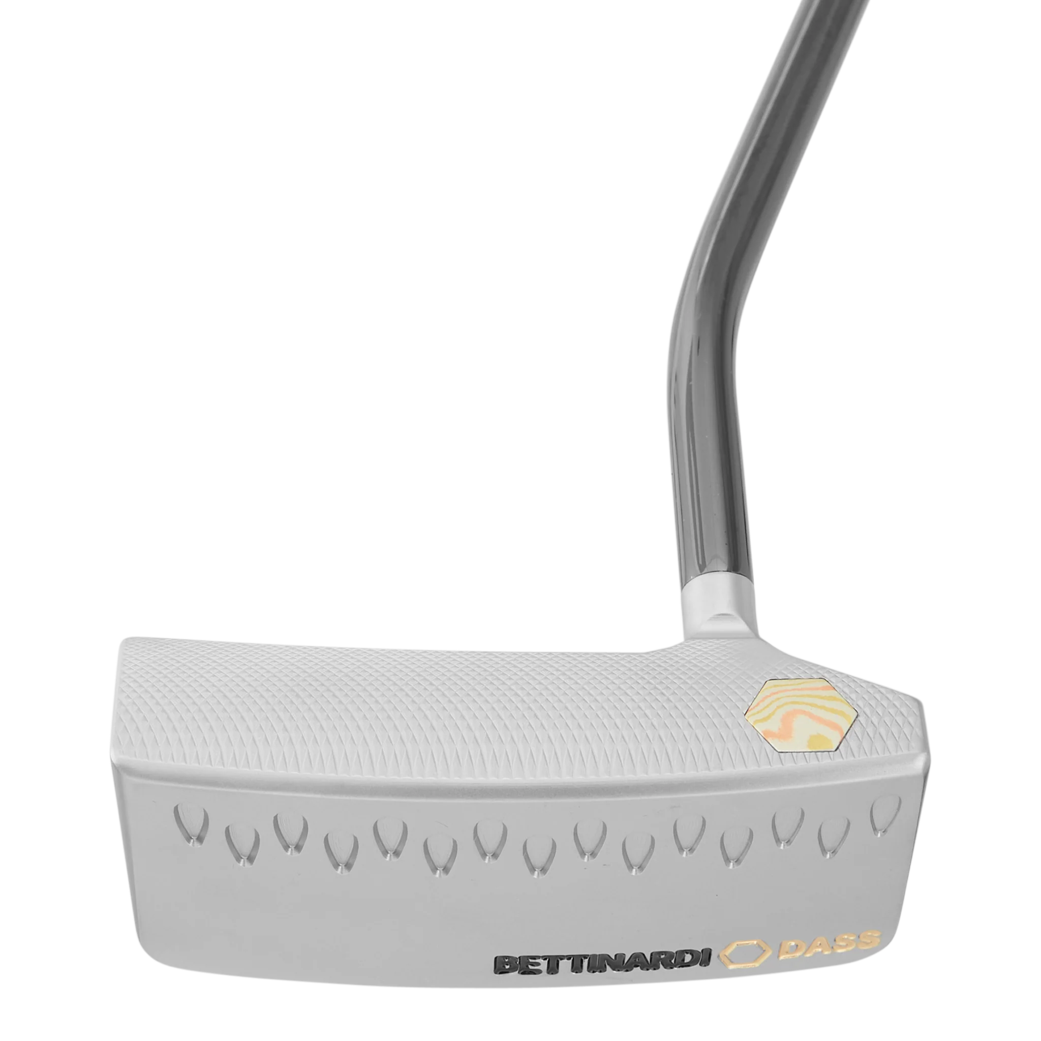 Mokume Inlay Naked Alignment DASS Queen B 6 Putter