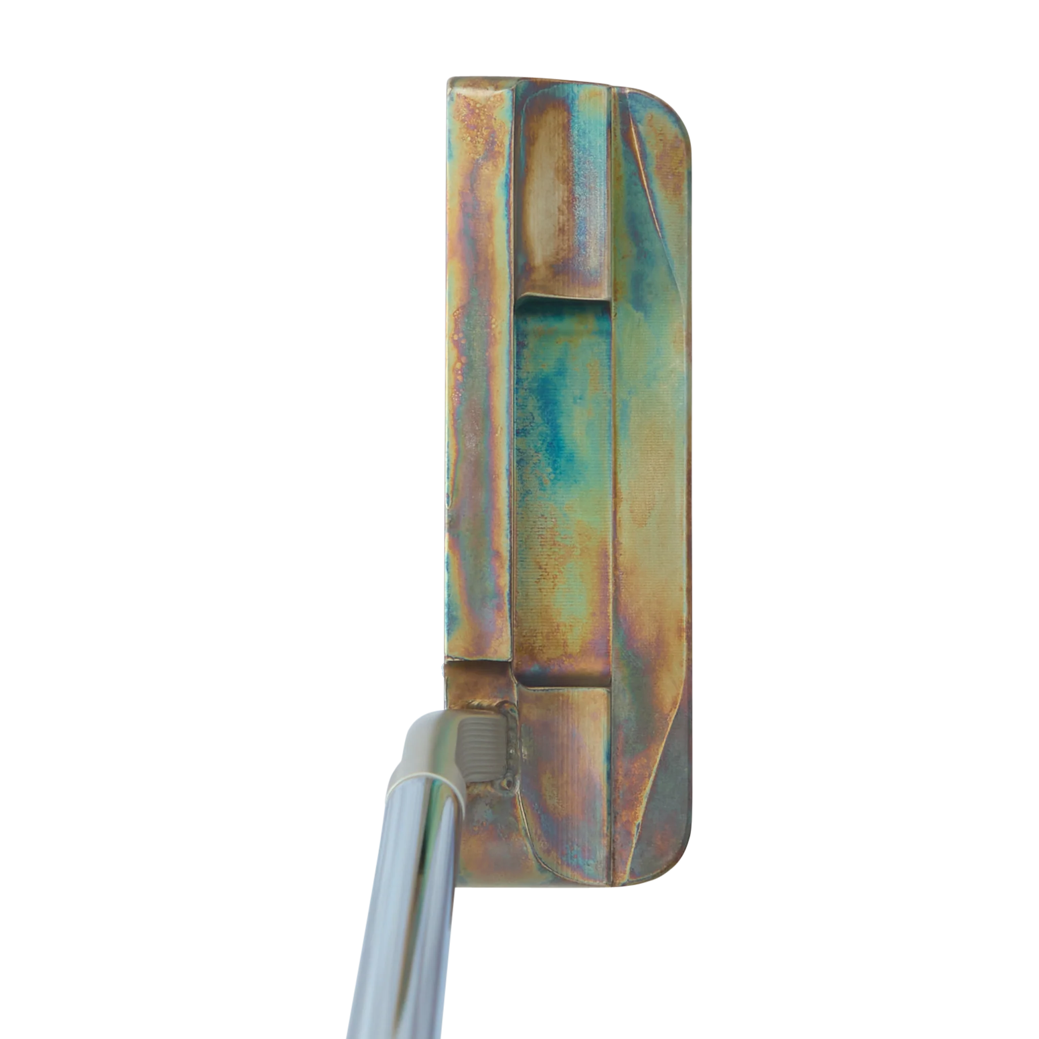 Money Eyes Wizard Steel Patina DASS QB Hexperimental Proto Putter - Image 2