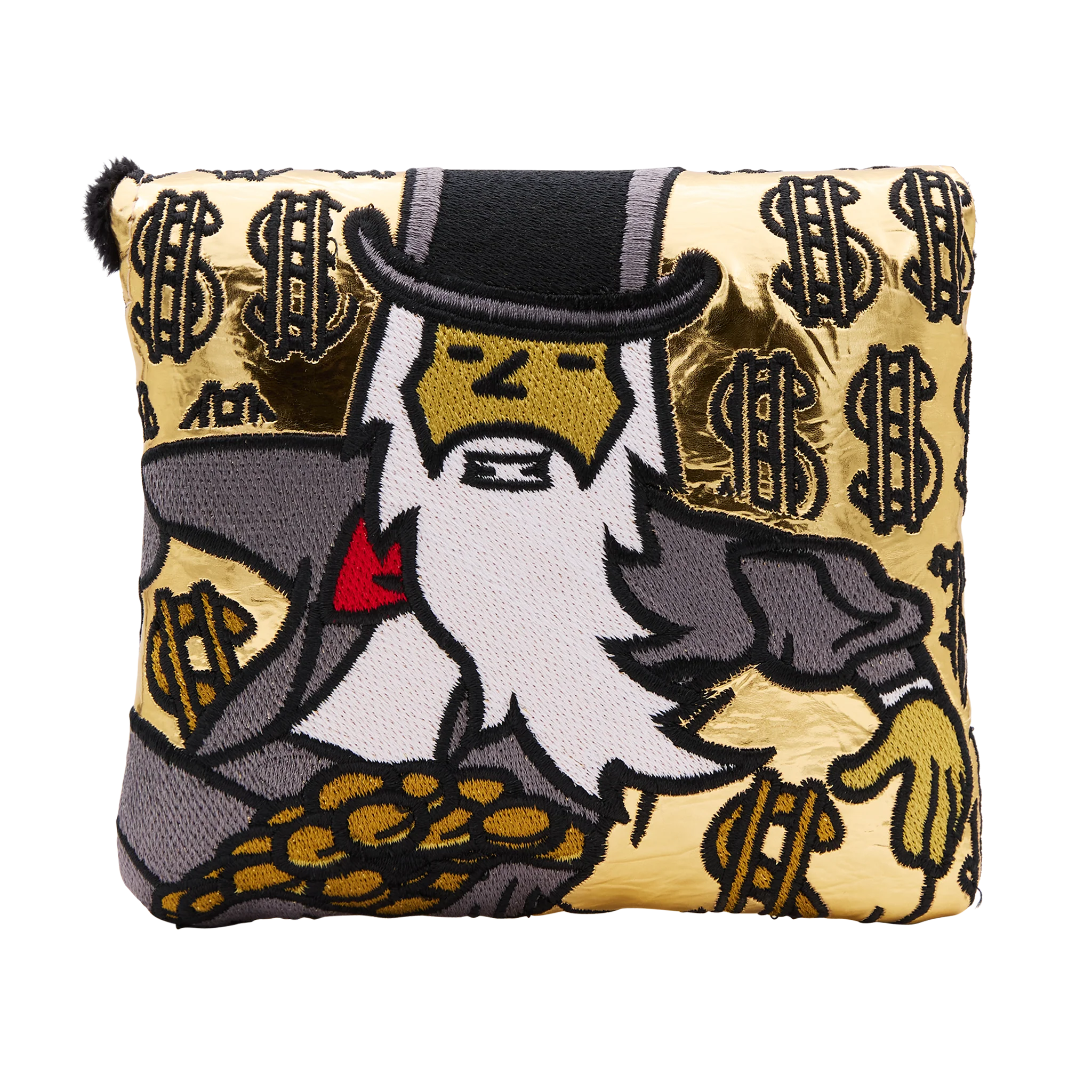 Monopoly x Bettinardi Golden Moneybag Wizard Center-Shafted Mallet Putter Headcover