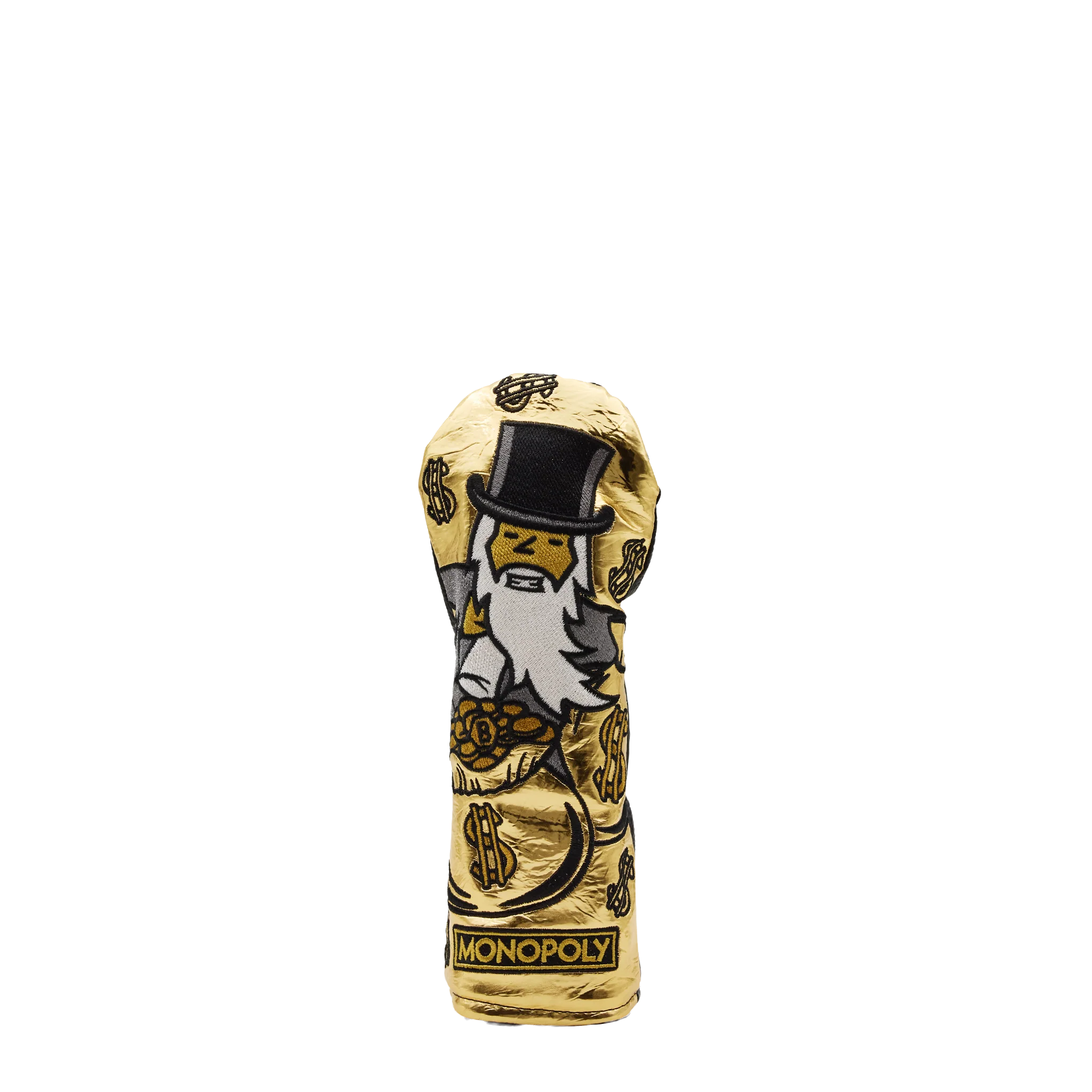 Monopoly x Bettinardi Golden Moneybag Wizard Hybrid Cover