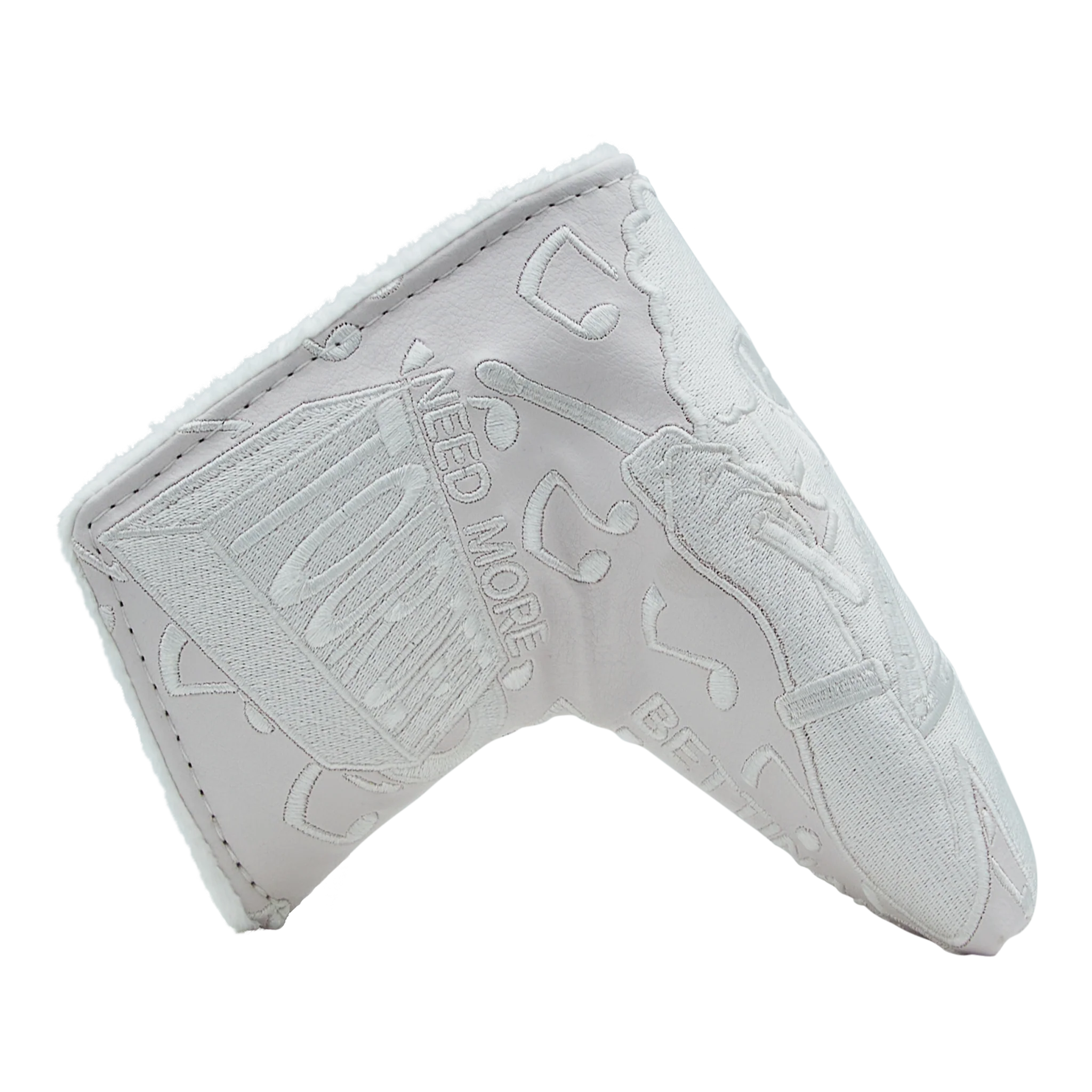 More Cowbell Tour Dept. White Buffalo Blade Putter Headcover - Image 2