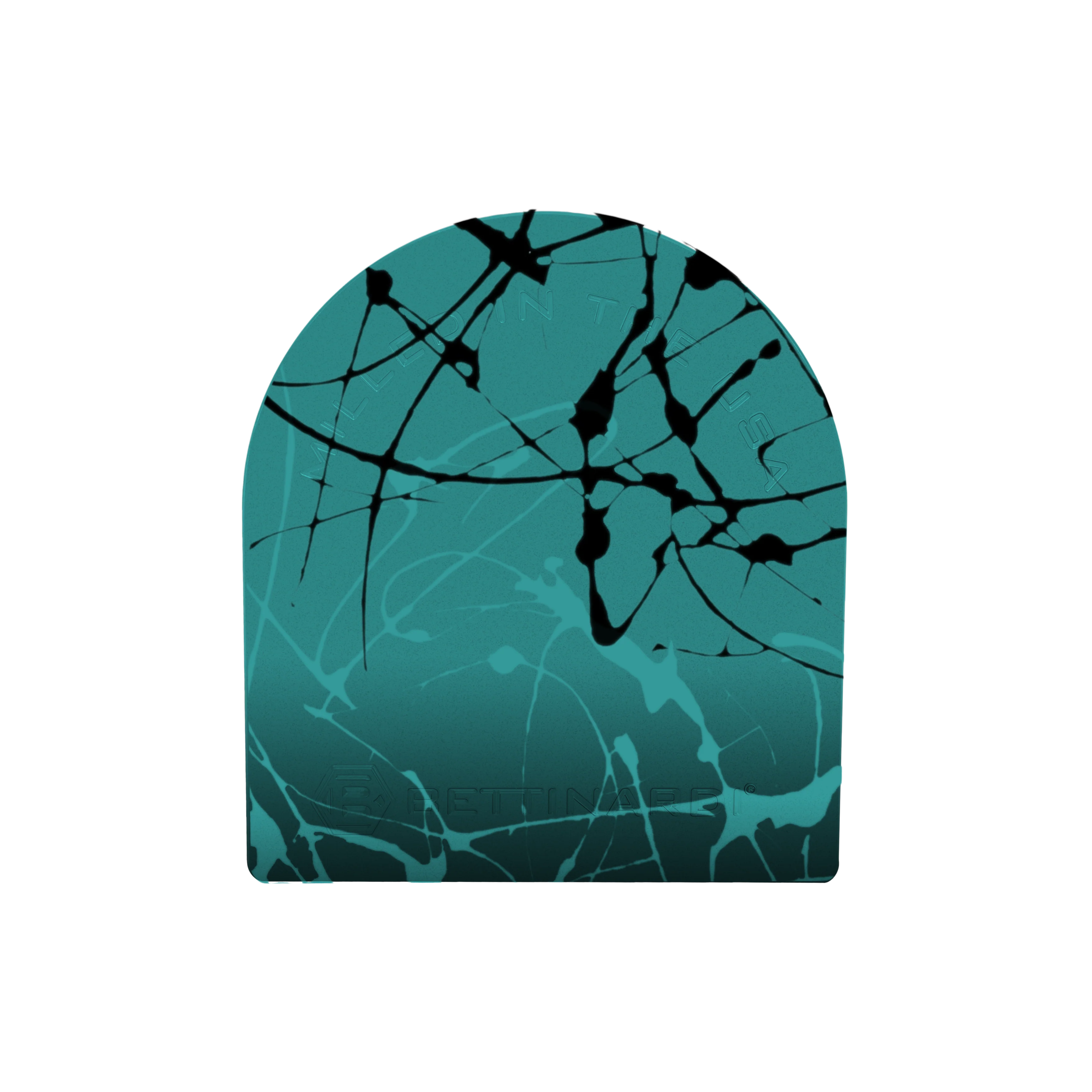 Multi Poison Icon Teal Splatter Aluminum Putting Cup - Image 2