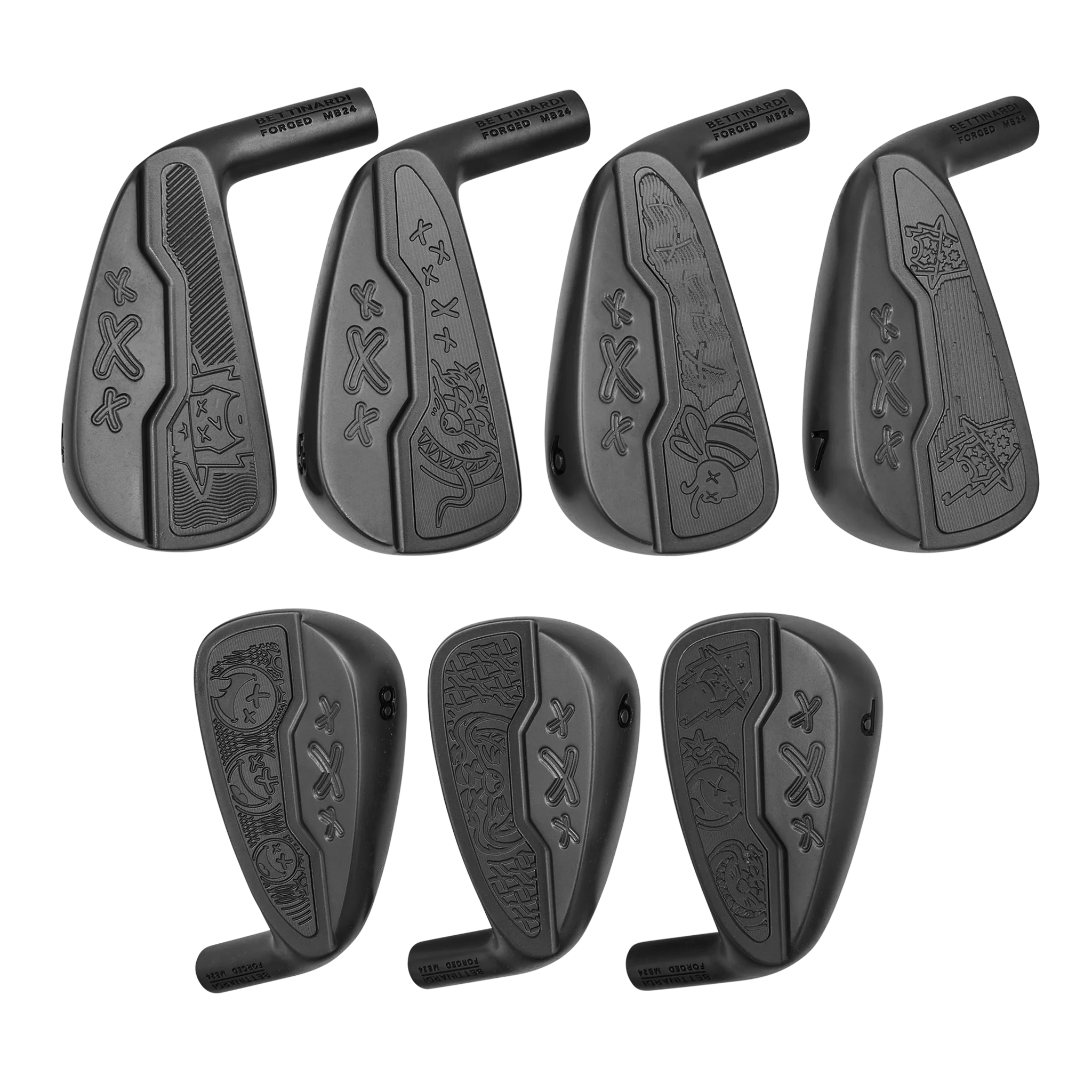 Multi Poison Icons Black Ox MB24 Iron Set (4-PW)