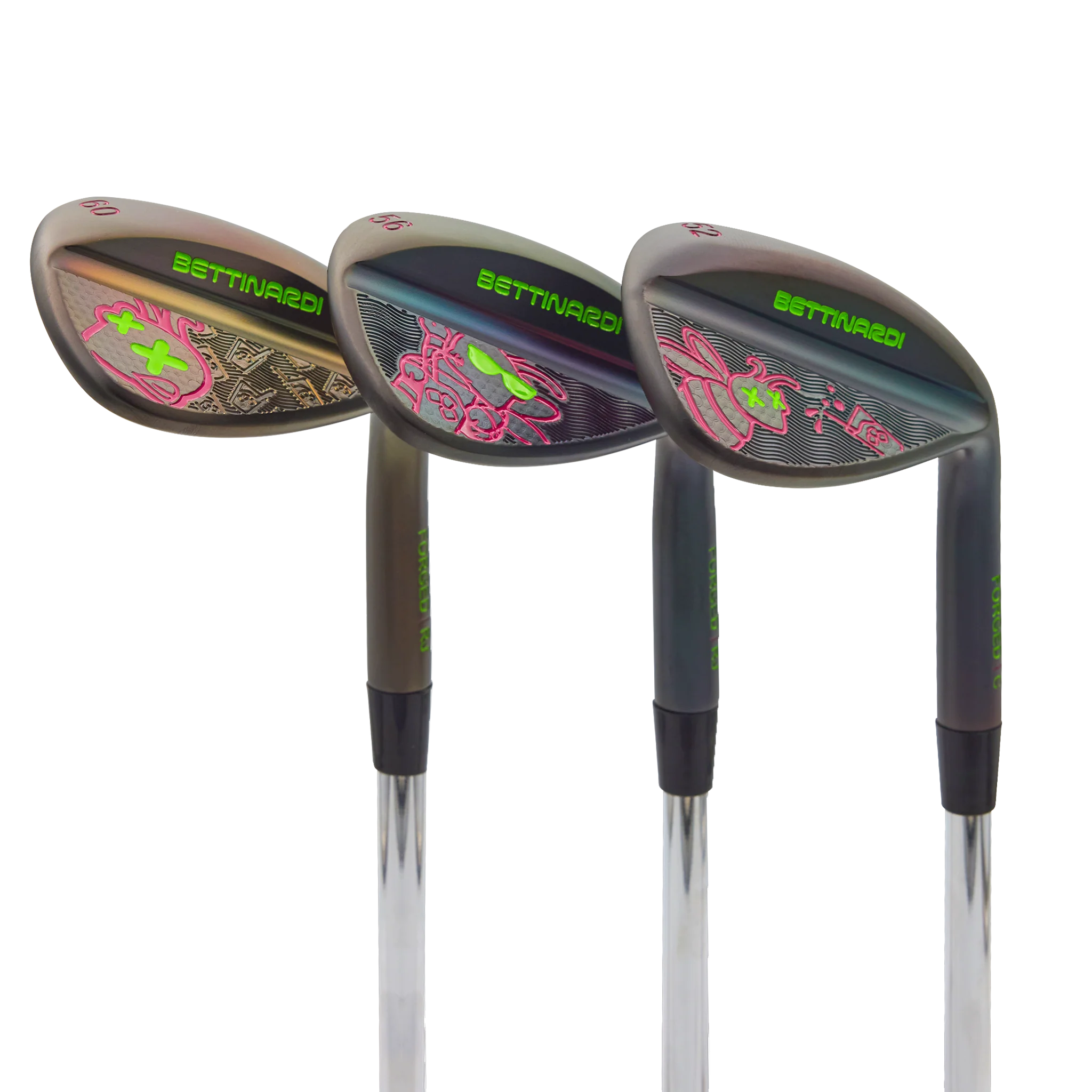 Multi Stinger Black Rainbow PVD HLX 6.0 Wedge Set (52°, 56°, 60°)