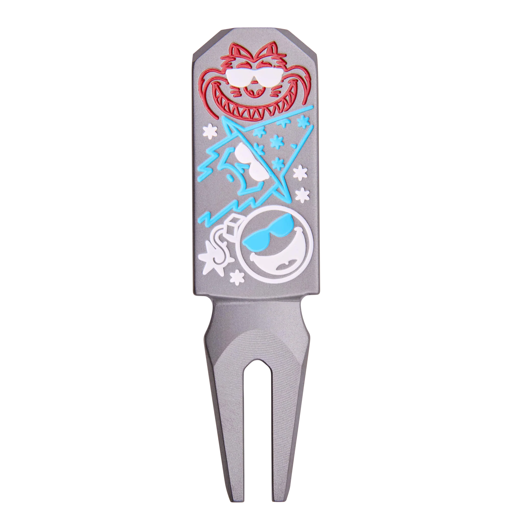 Multi Sunglasses Icon Black Ox Double Prong Divot Tool - Image 2