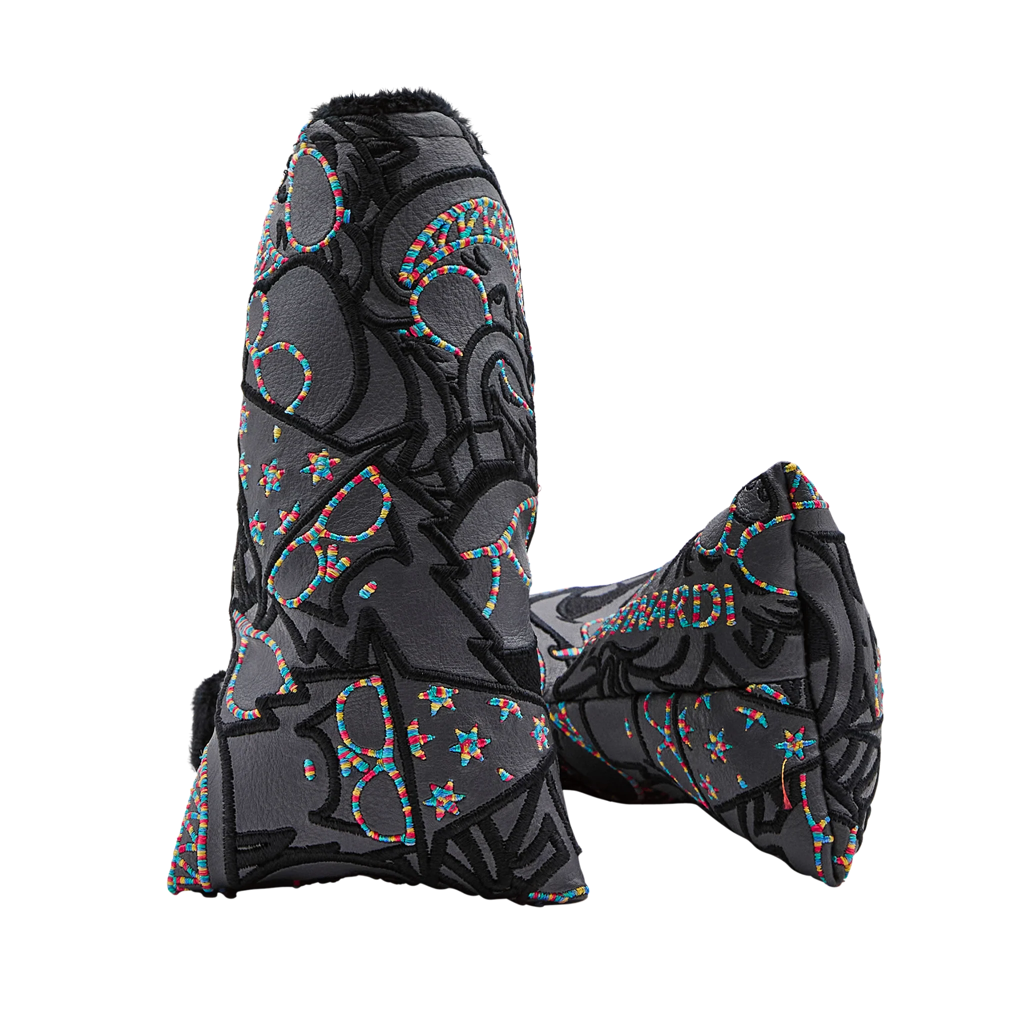 Multi Sunglasses Icon Black Rainbow Stitch Blade Putter Headcover