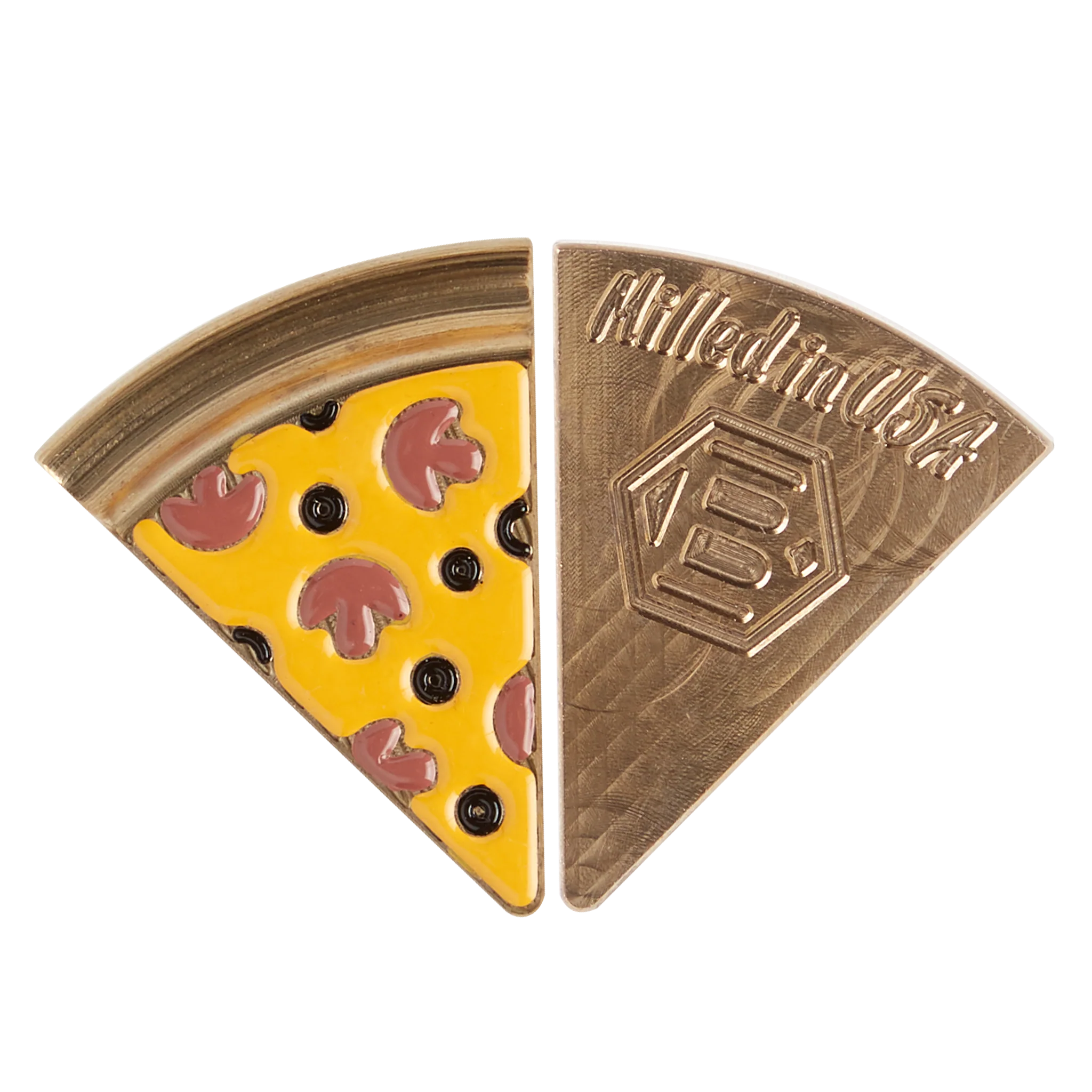 Mushroom & Olive Pizza Slice Ball Marker