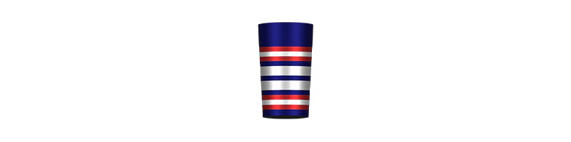 Navy and Cherry Red Ferrules Set