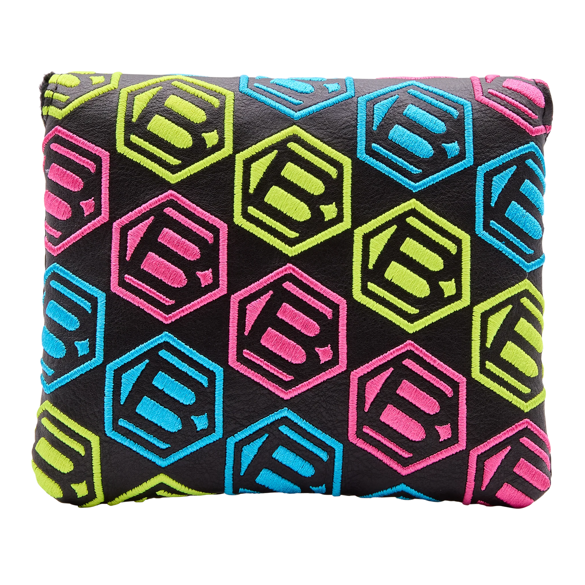 Neon Hex B Mallet Putter Headcover