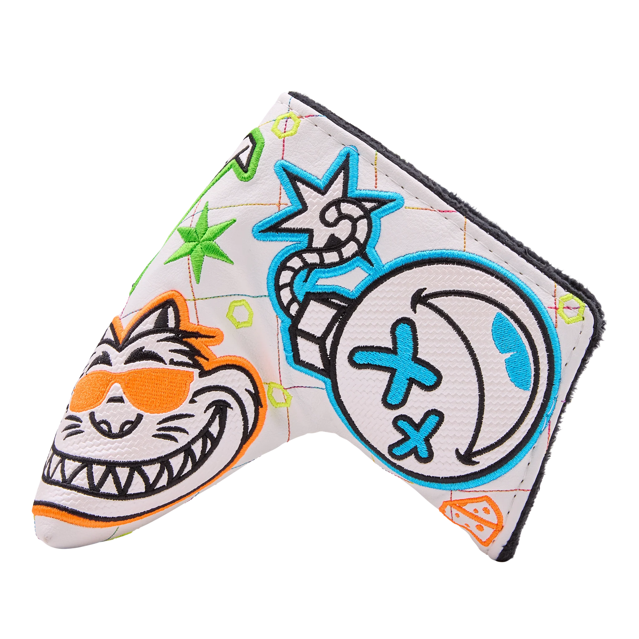 Neon Multi-Icon Blade Putter Headcover - Image 2
