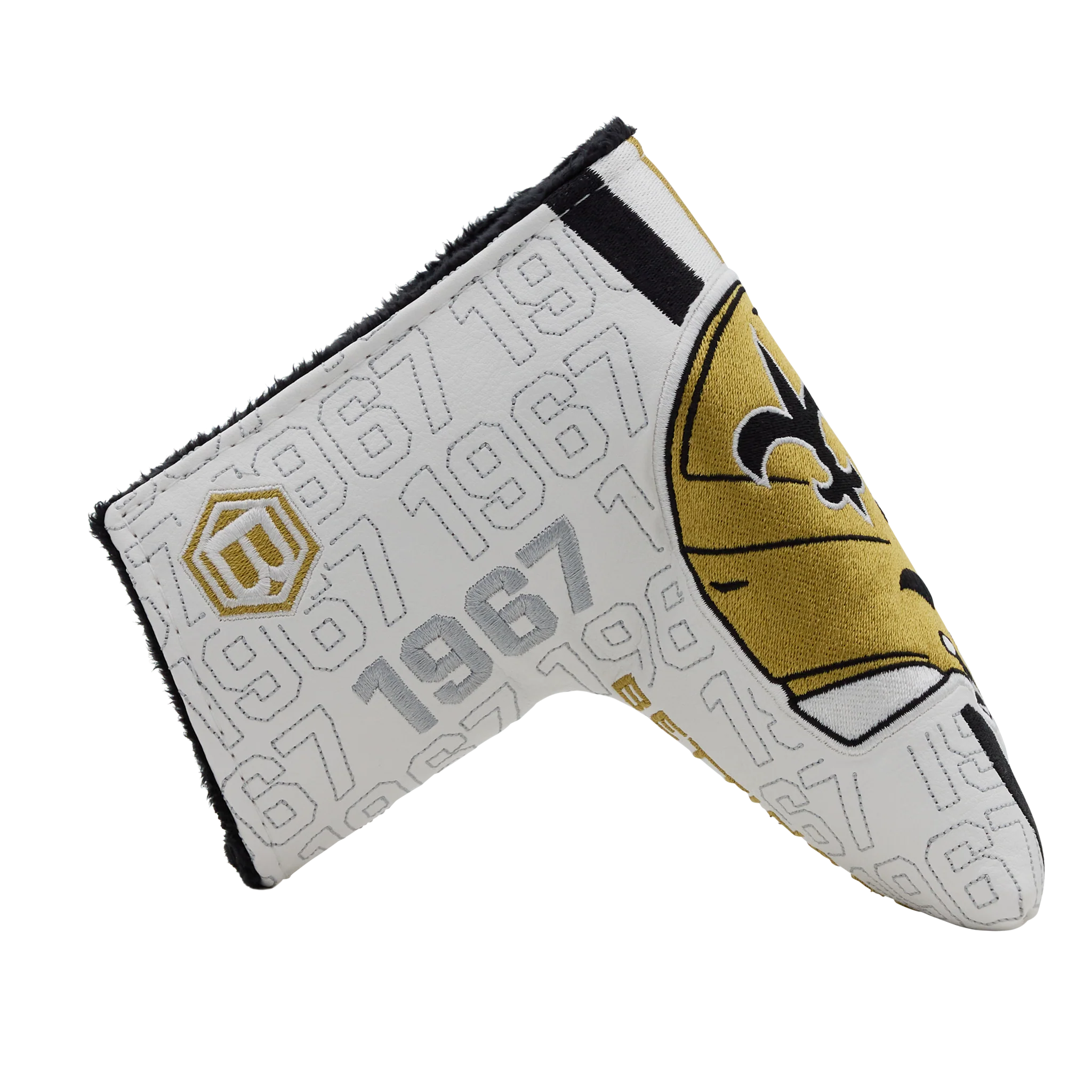 New Orleans Saints Classic Helmet Retro Blade Putter Headcover - Image 4