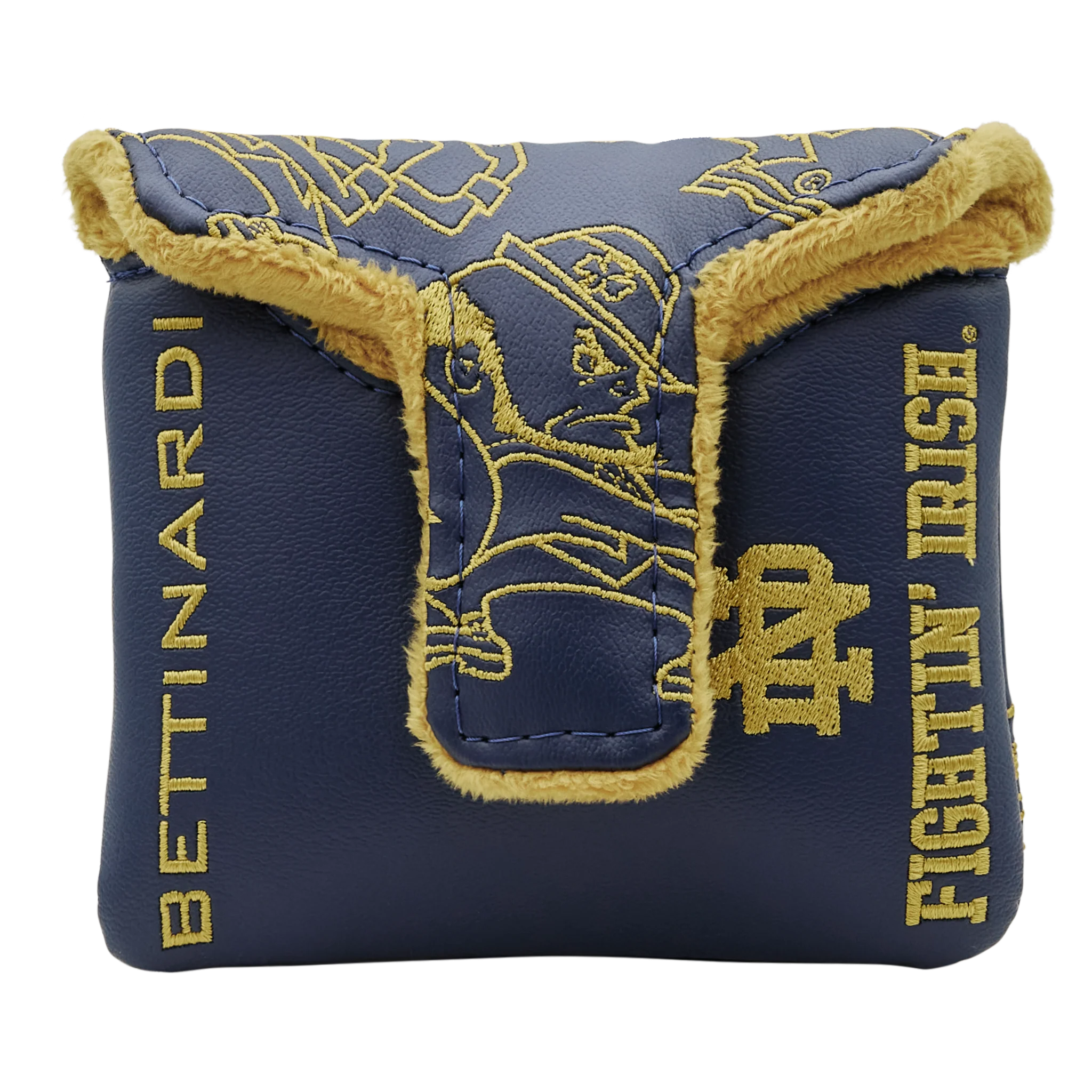 Notre Dame x Bettinardi Navy Dancing Leprechauns Mallet Putter Headcover - Image 2