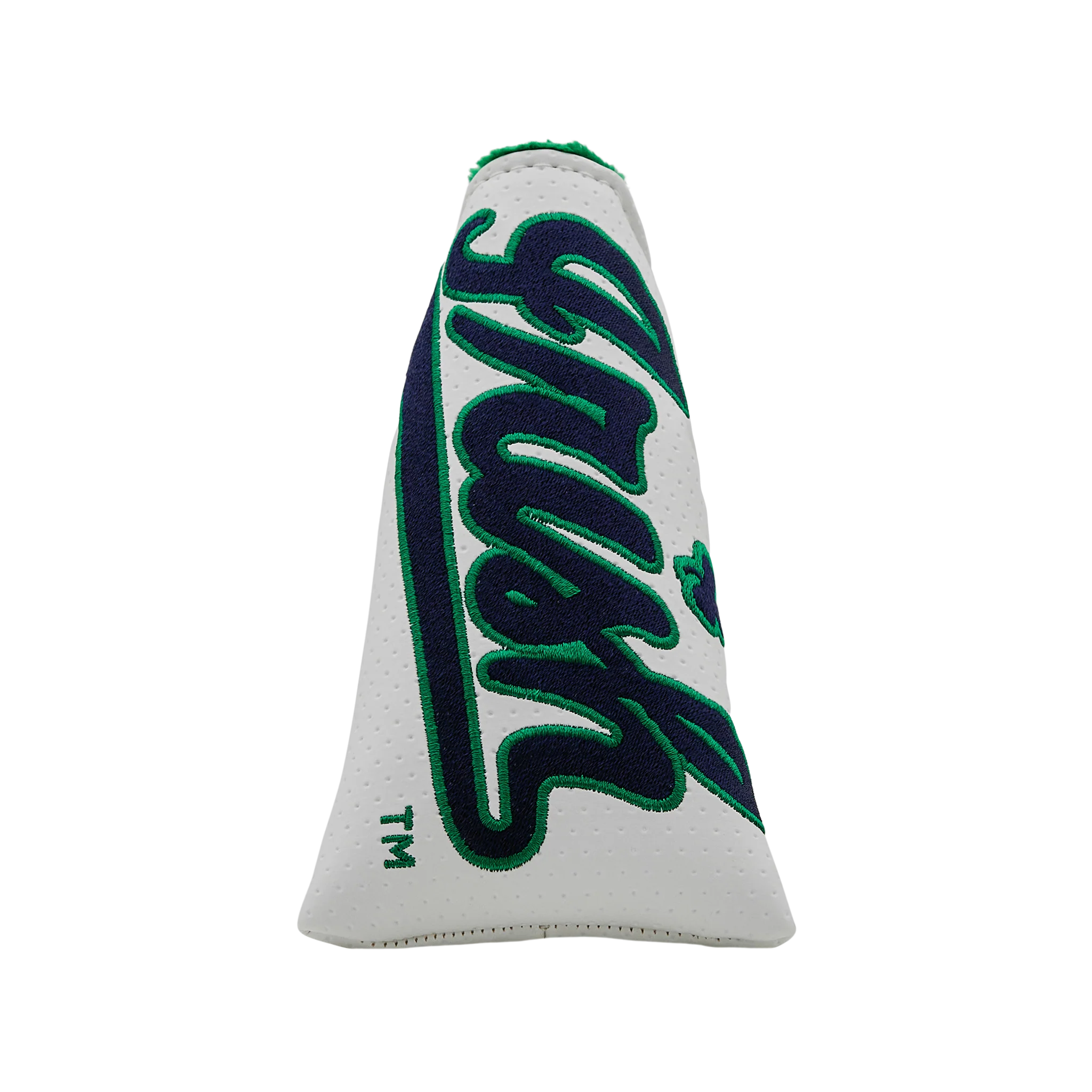 Notre Dame x Bettinardi White Irish Script Blade Putter Headcover - Image 3