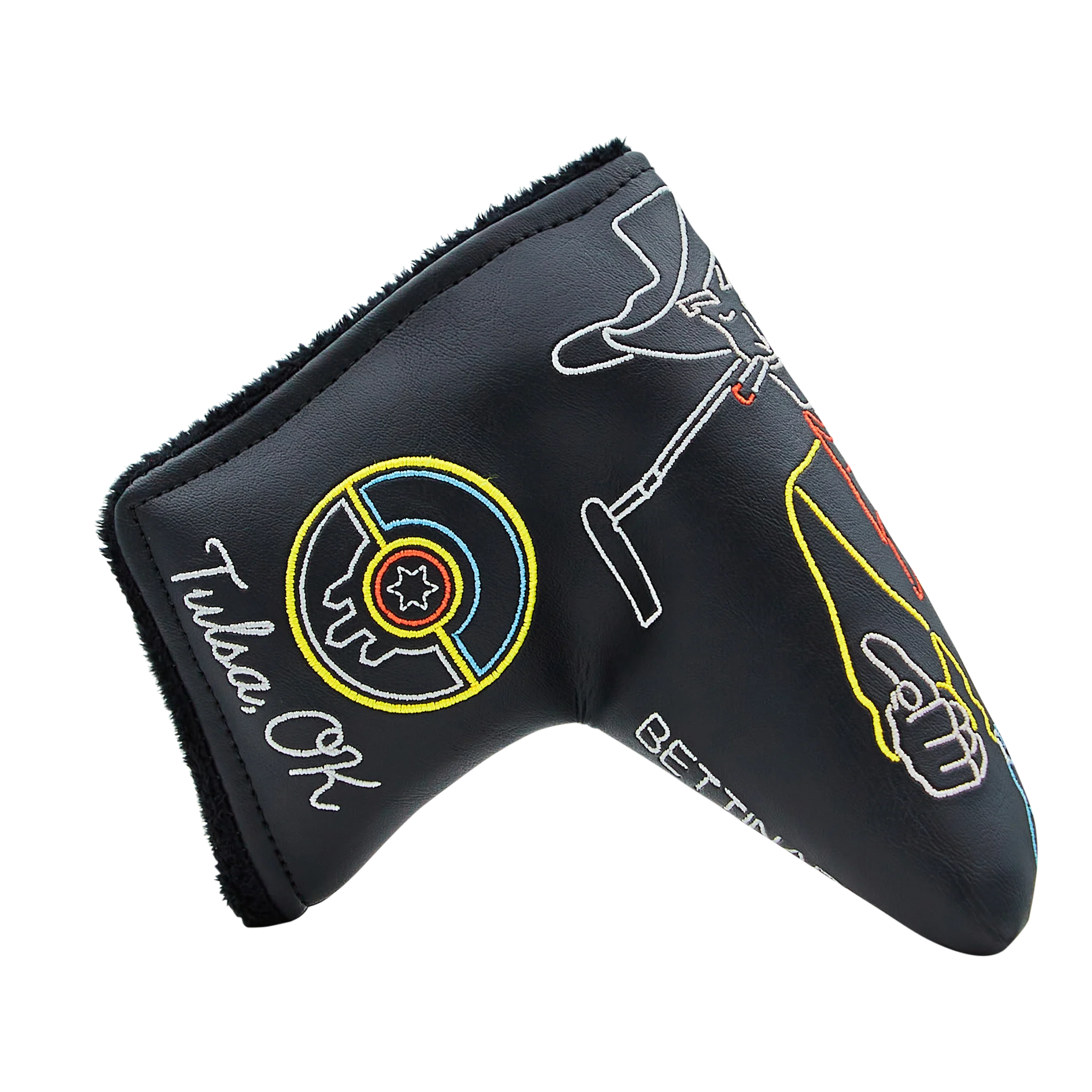 Oklahoma Neon Blade Putter Headcover - Image 4