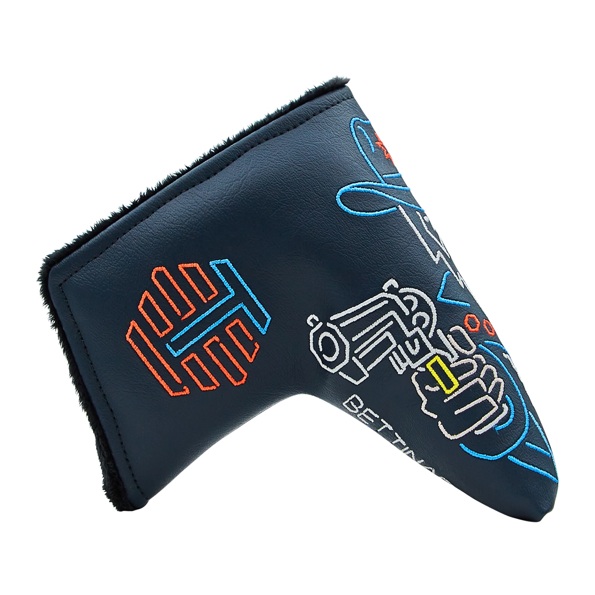 Oklahoma Neon Tour Dept. Blade Putter Headcover - Image 4
