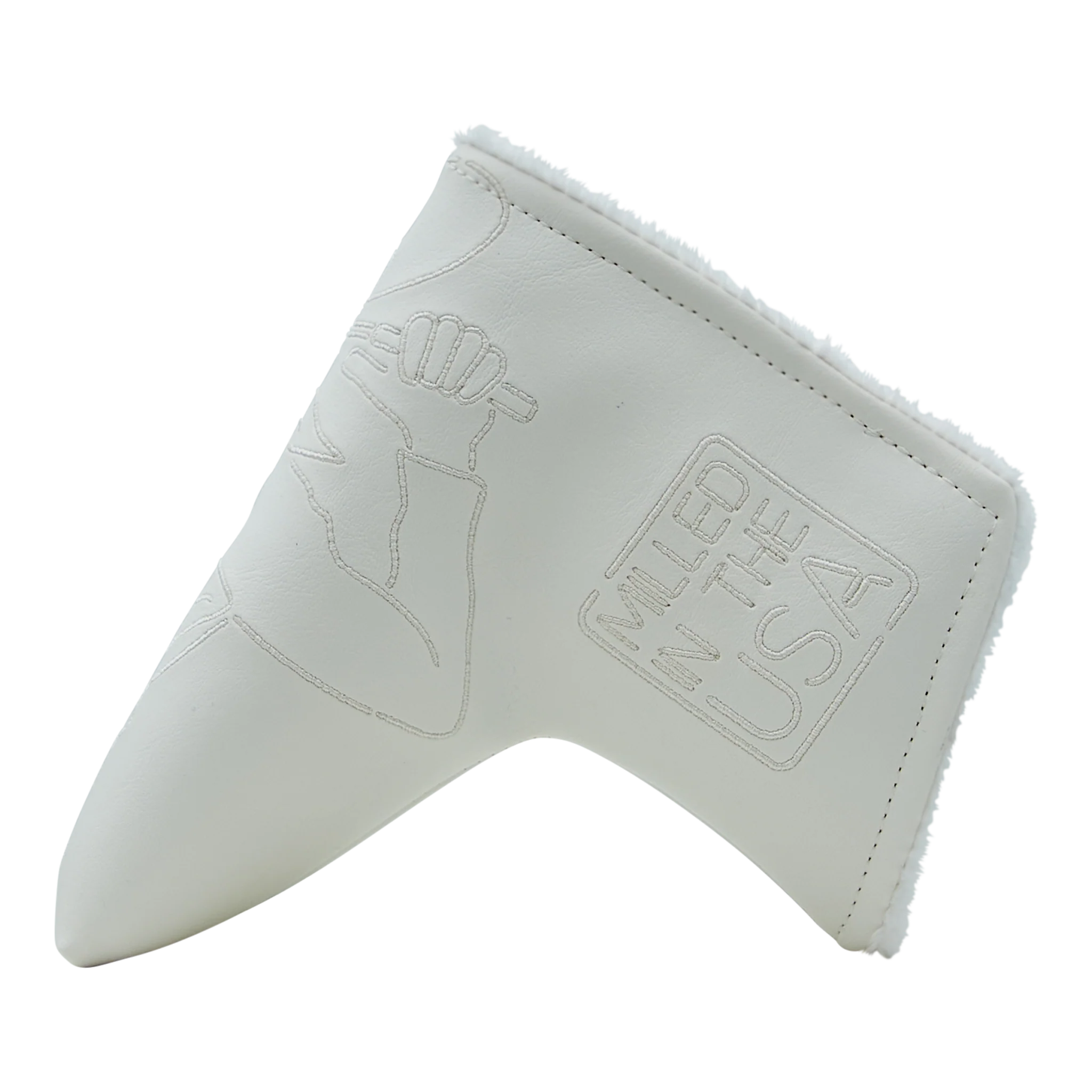 Oklahoma Neon White Buffalo Blade Putter Headcover