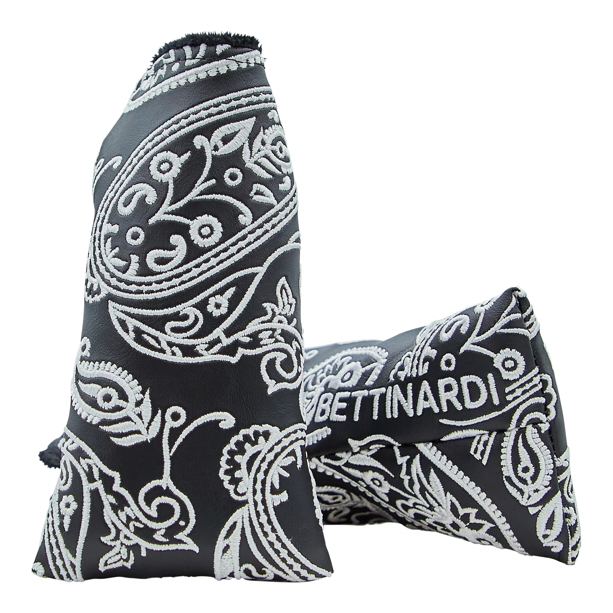 Paisley Blade Putter Headcover (Black and White)
