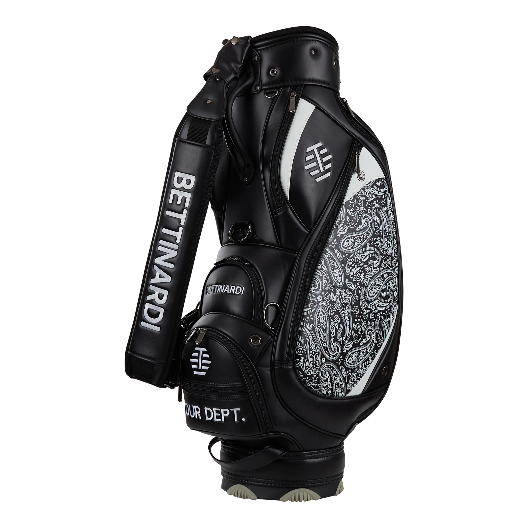 Paisley Staff Golf Bag (Black) - Image 2