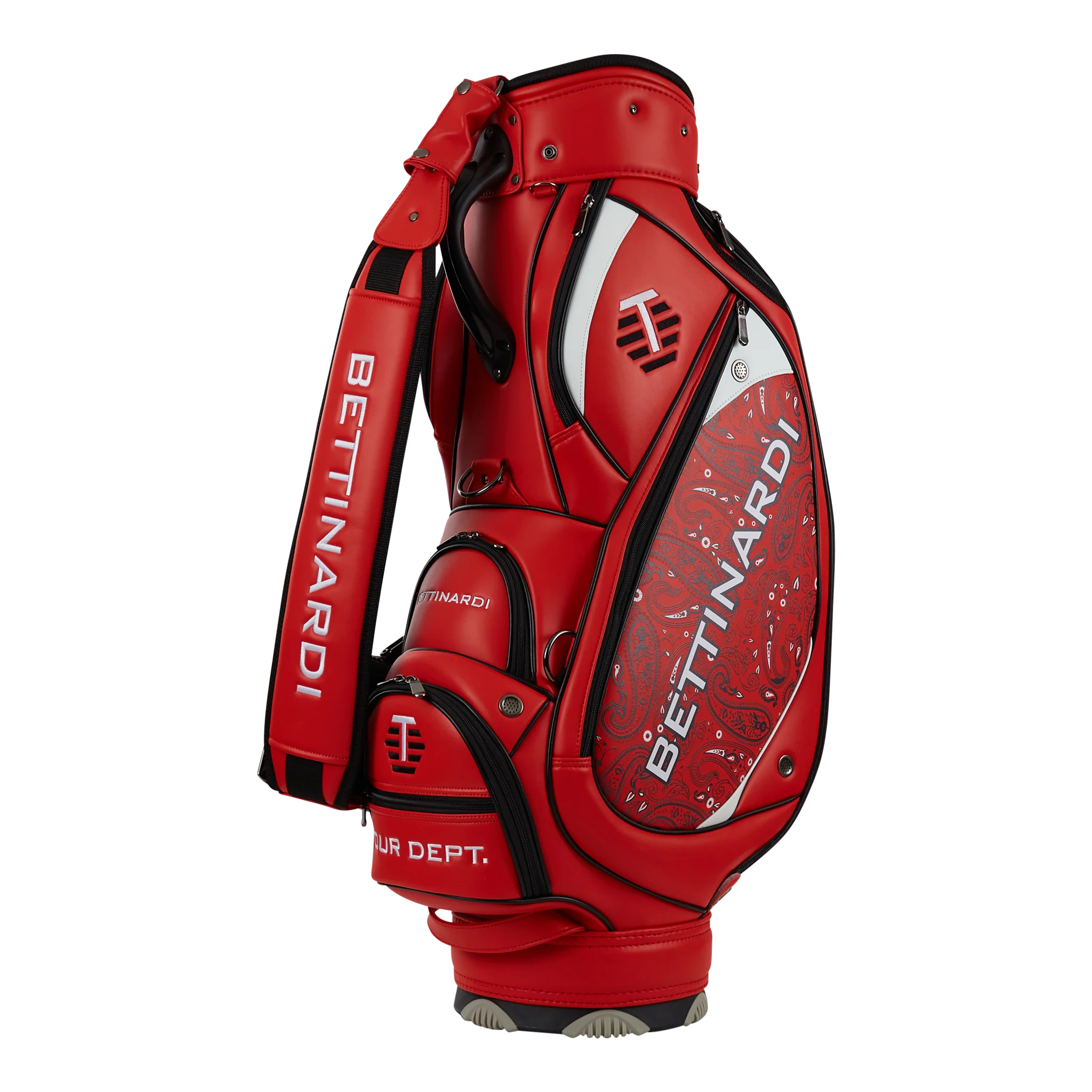 Paisley Staff Golf Bag (Red) - Image 2