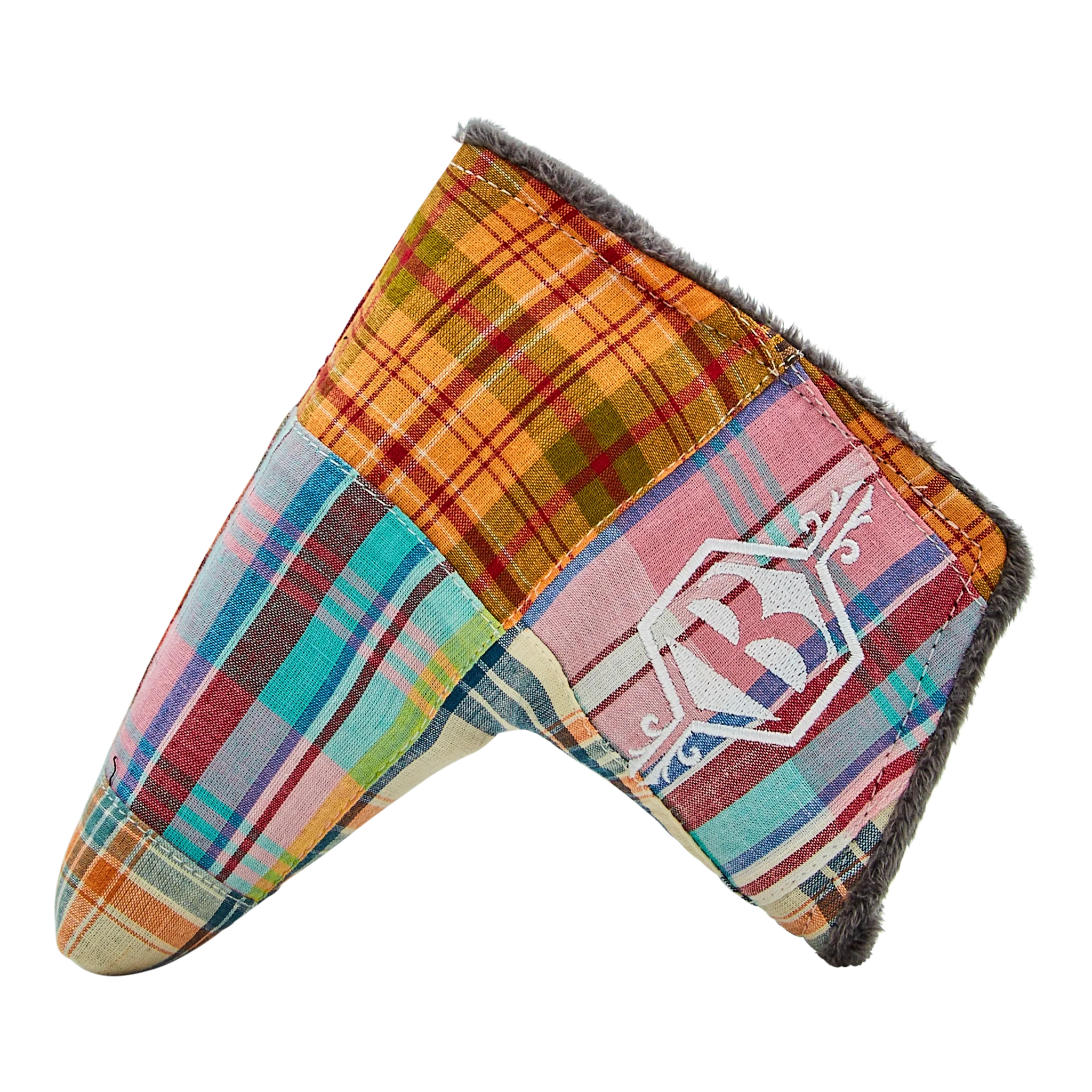 Orange Patch Madras Blade Putter Headcover - Image 2