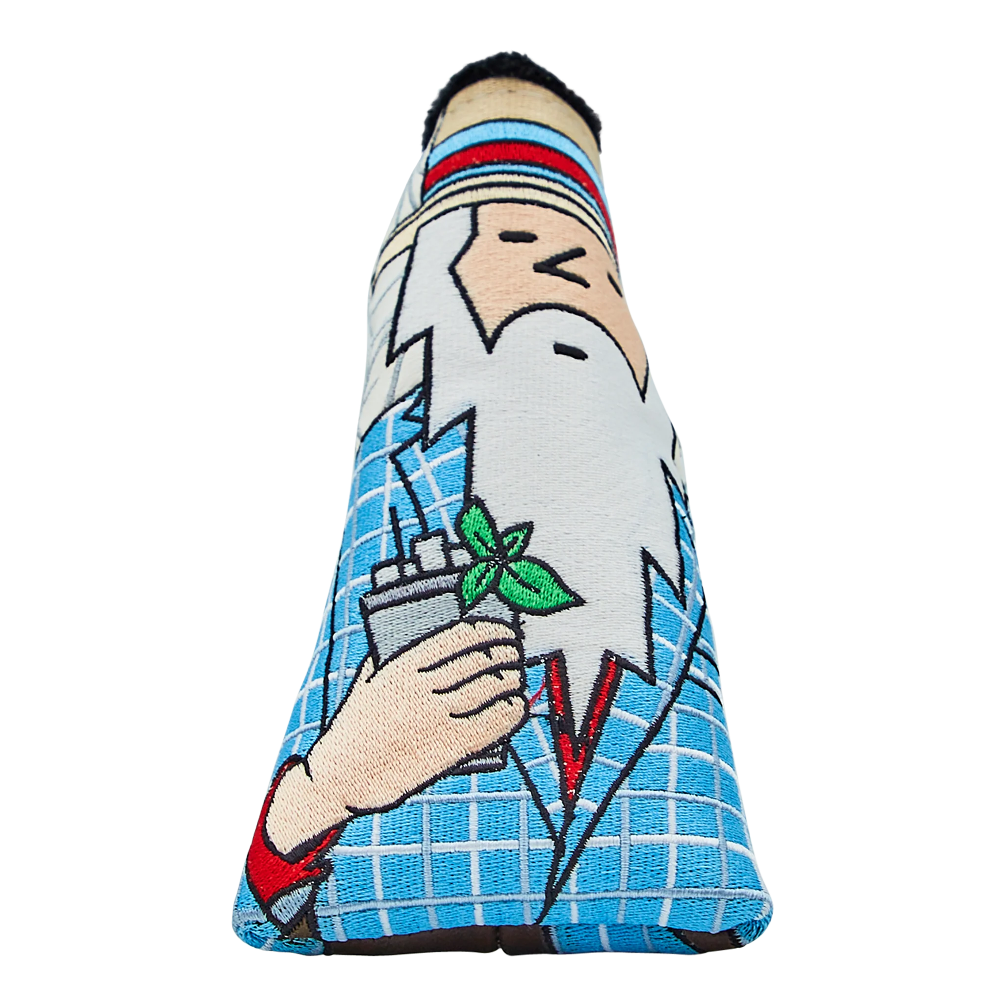 Plaid Jacket Wizard Tour Dept Blade Putter Headcover - White - Image 3
