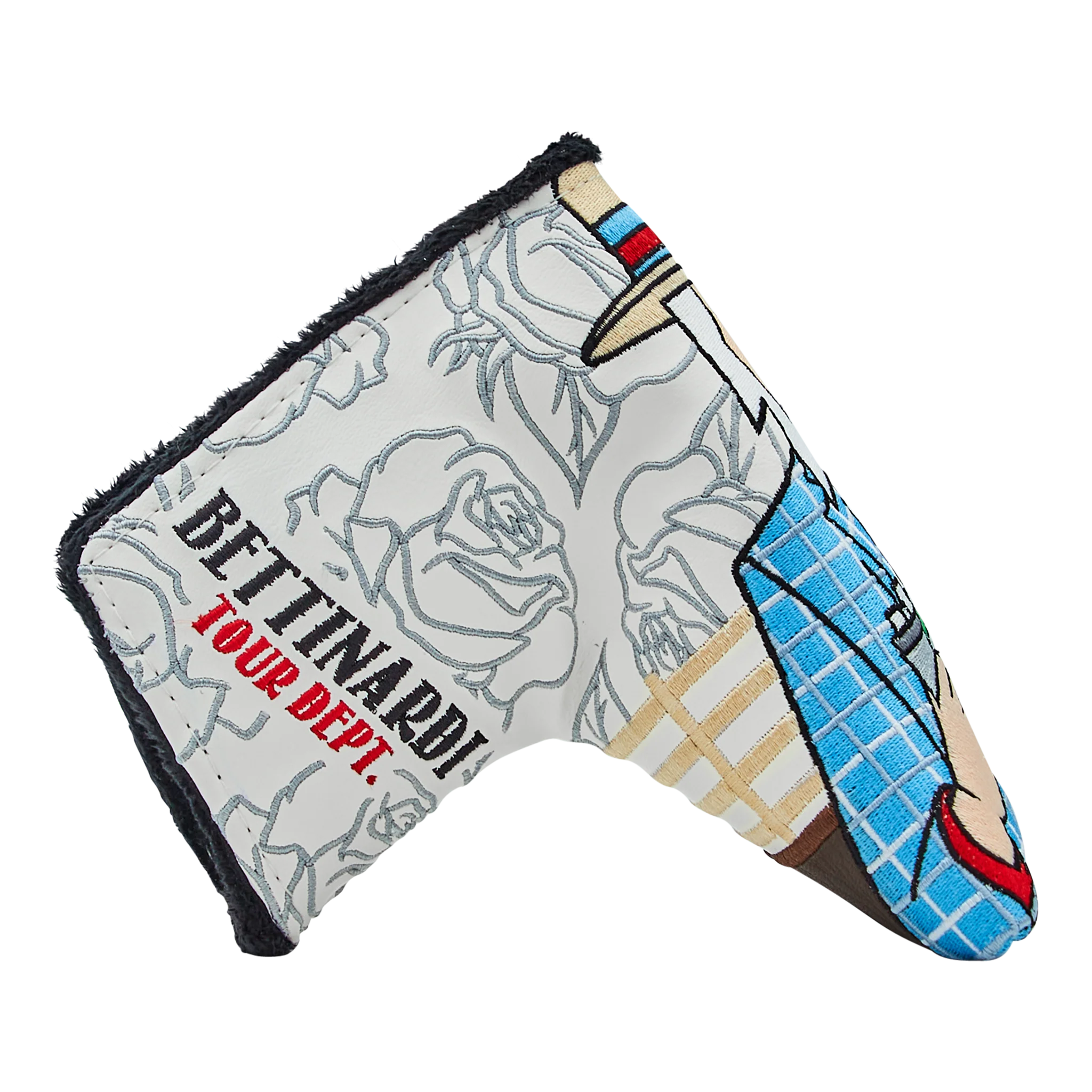 Plaid Jacket Wizard Tour Dept Blade Putter Headcover - White - Image 4