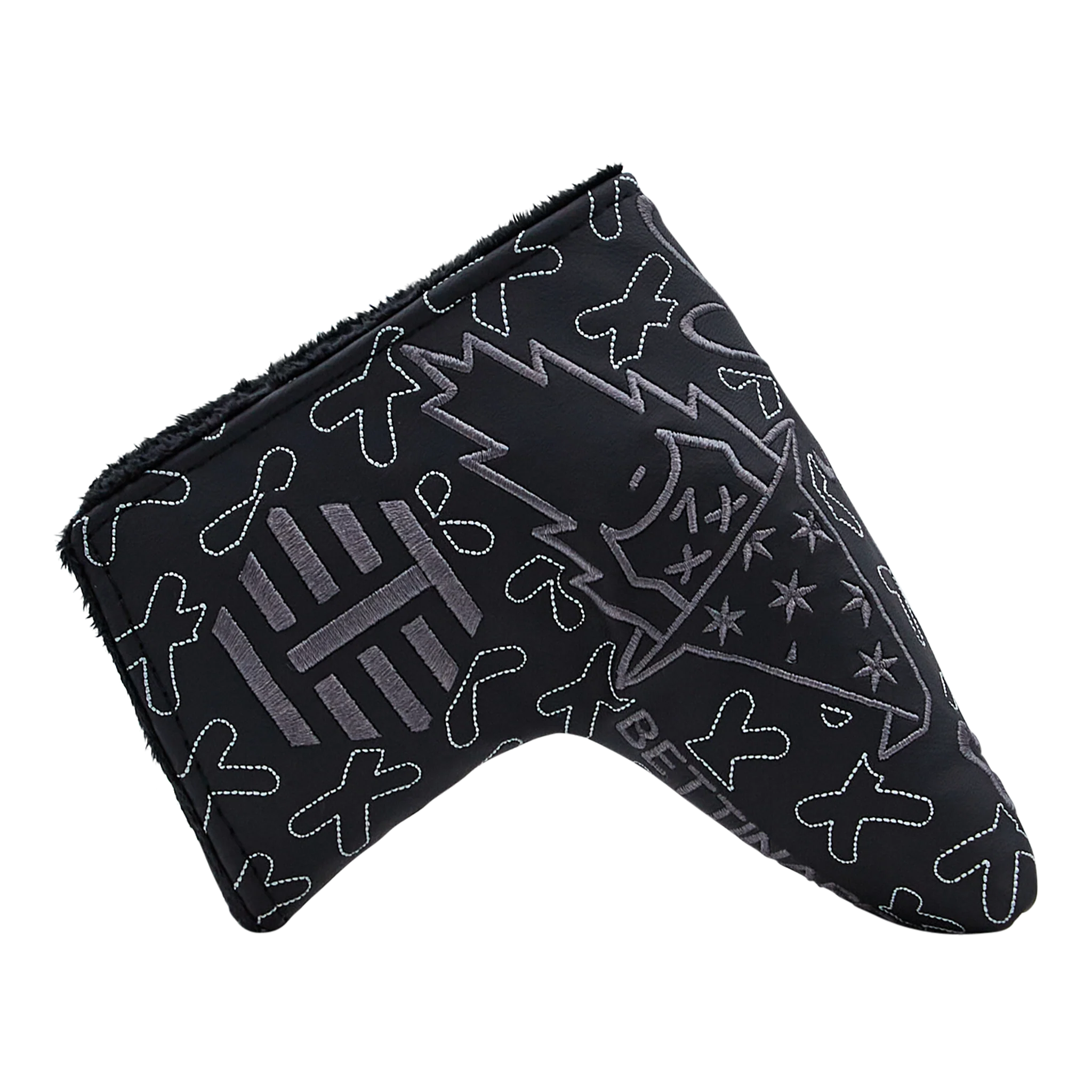 Poison Multi-Icon Blackout Blade Putter Headcover - Image 2