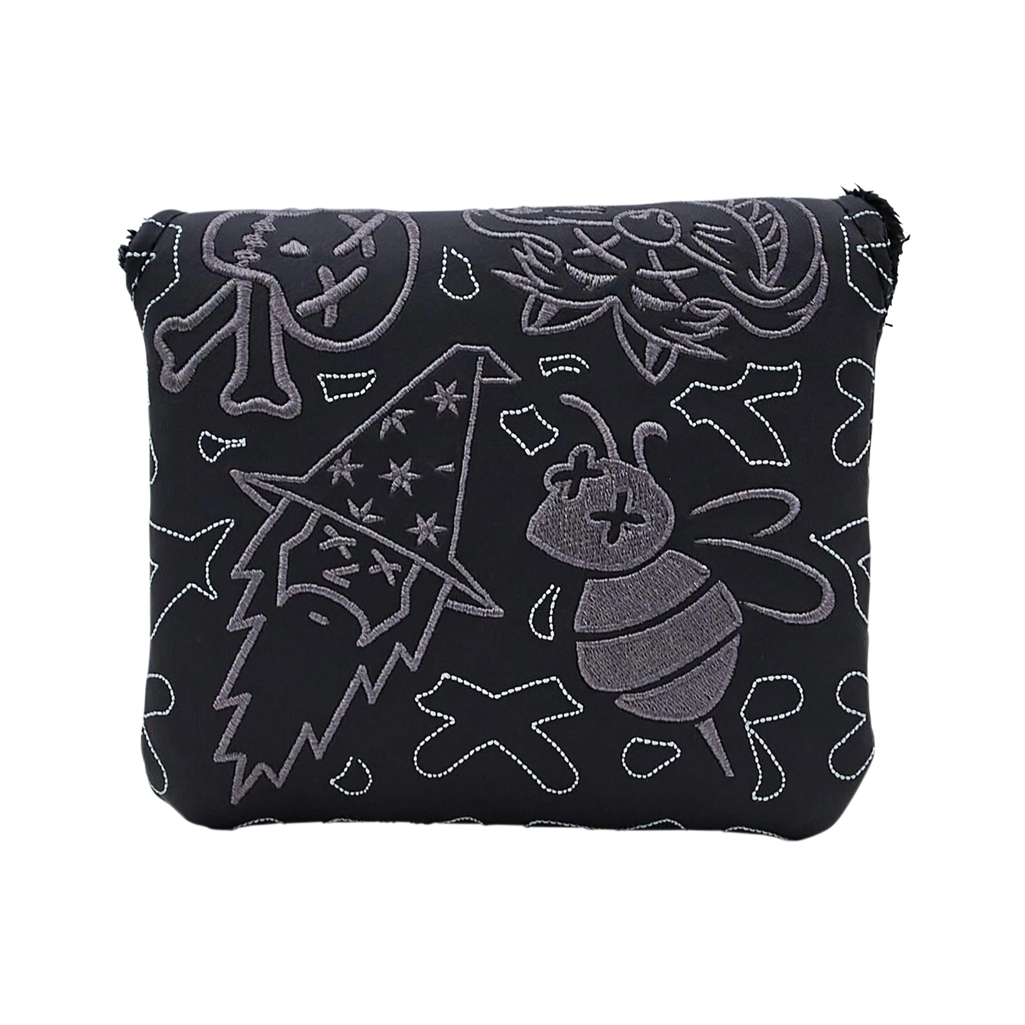 Poison Multi-Icon Blackout Mallet Putter Headcover