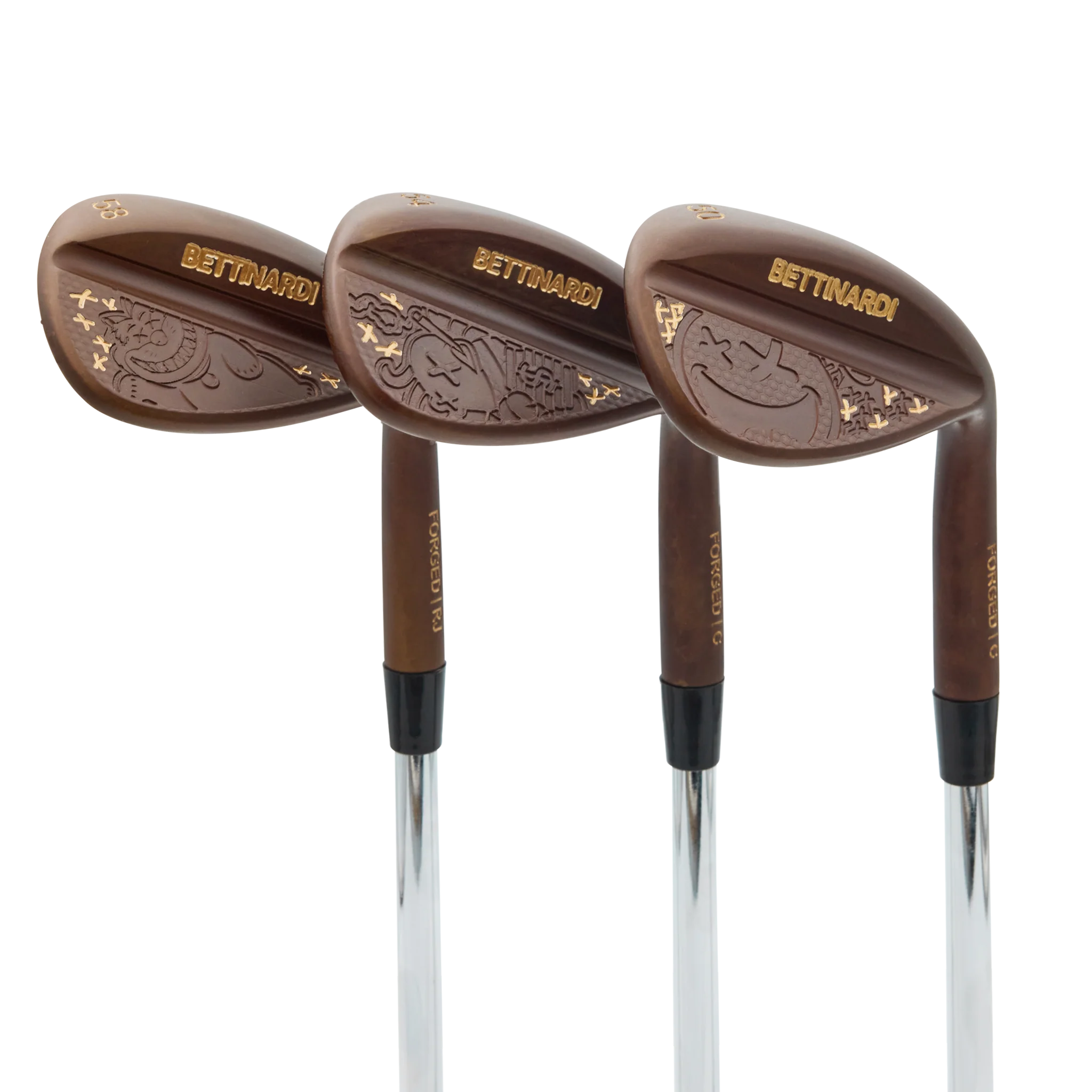 Poison Multi Icon Japanese Bronze HLX 6.0 Wedge Set (50°, 54°, 58°)