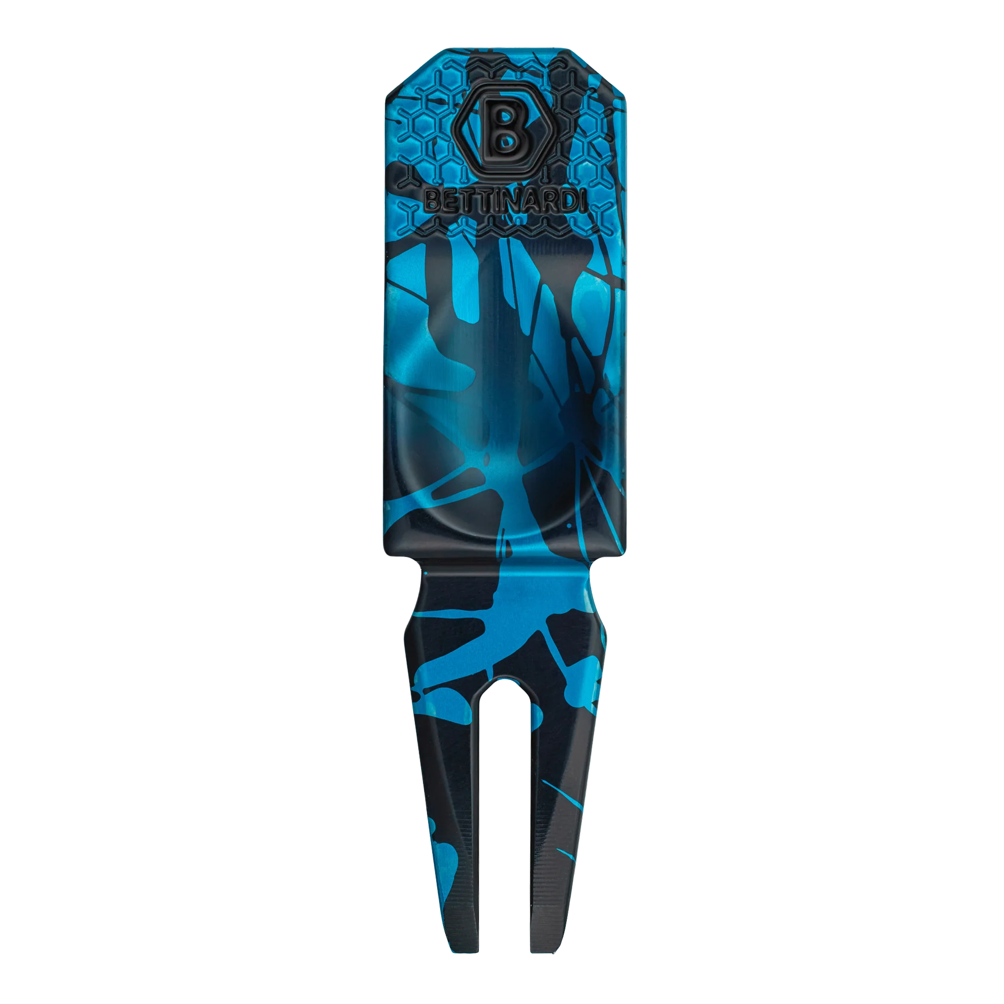 Poison Multi Icon Teal Splatter Anodized Divot Tool - Image 3
