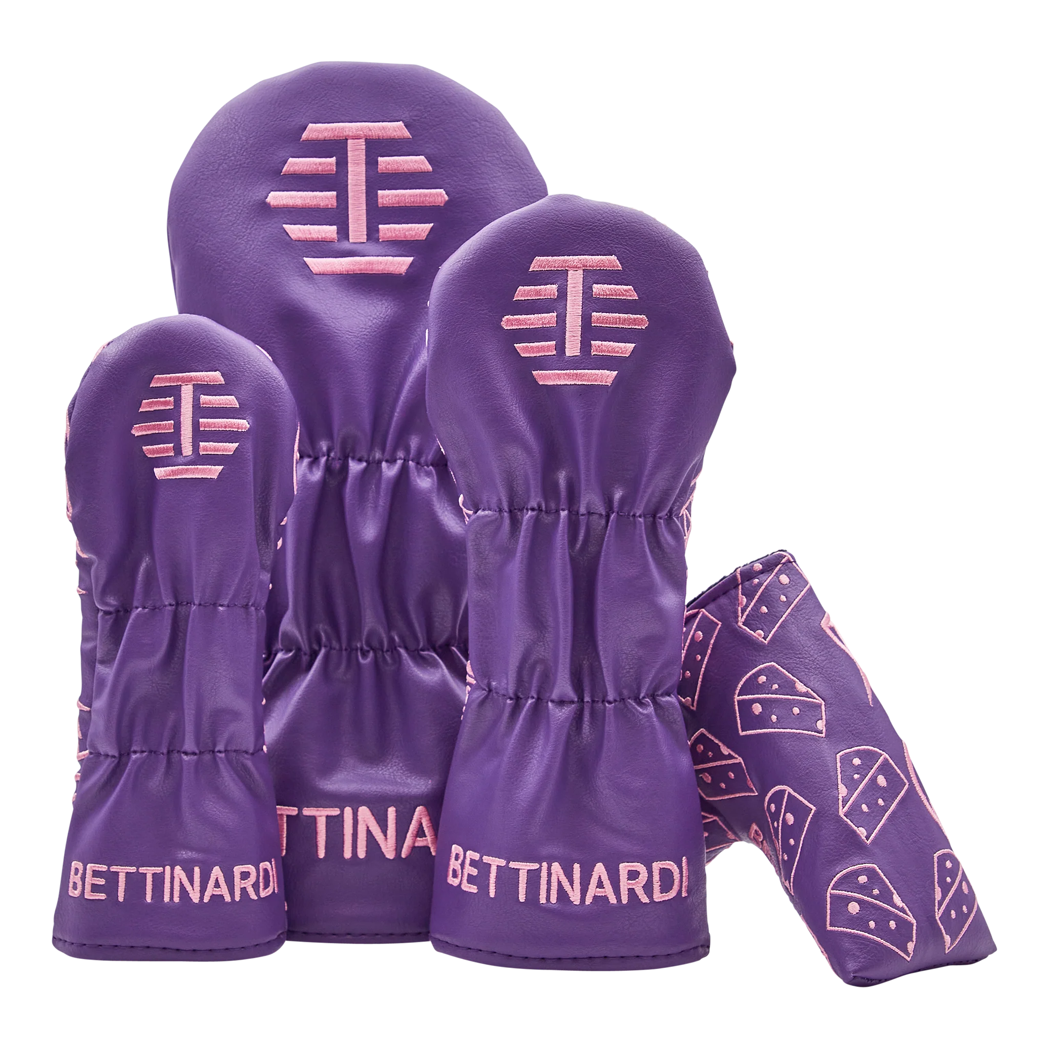 Purple Pop-Up Fat Cat Headcover Set - Image 2